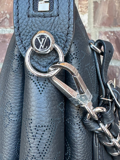 Louis Vuitton Hand It All Bag Mahina Leather MM Black 69064