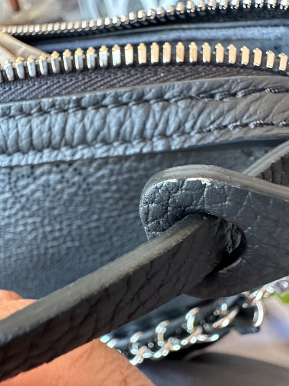 Louis Vuitton Hand It All Bag Mahina Leather MM Black 69064