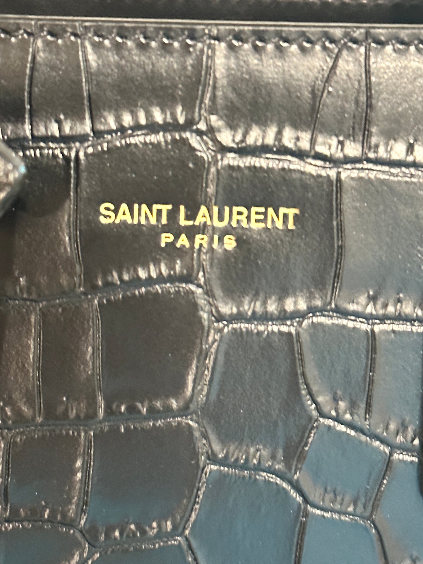 Saint Laurent Embossed Nano Sac De Jour