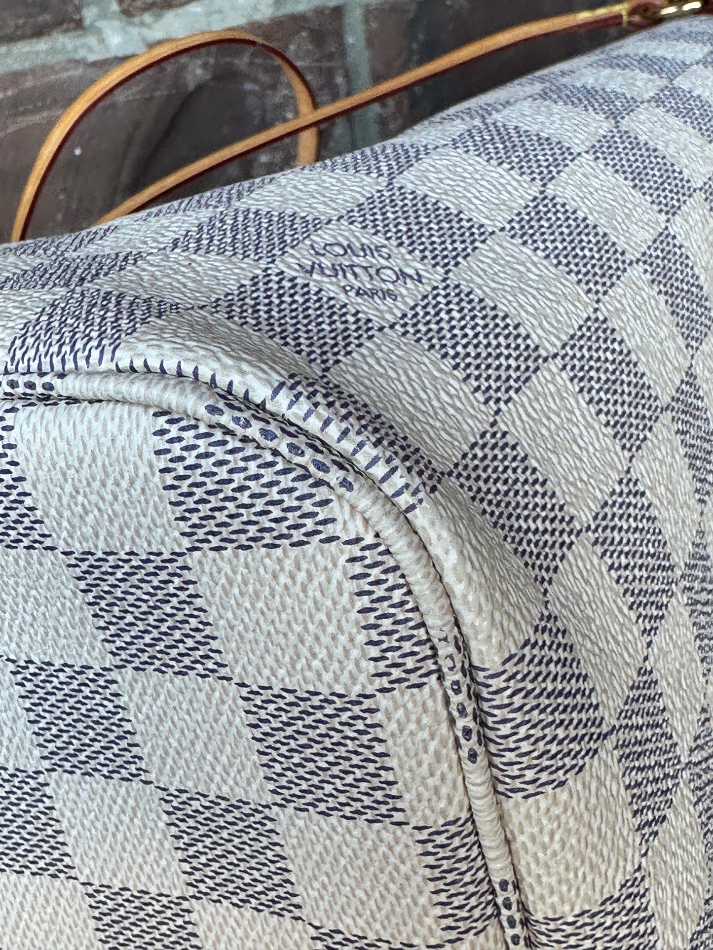 Louis Vuitton Neverfull NM Tote Damier Azur MM 60998
