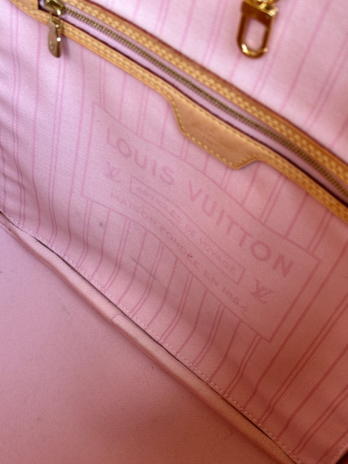 Louis Vuitton Neverfull NM Tote Damier Azur MM 60998