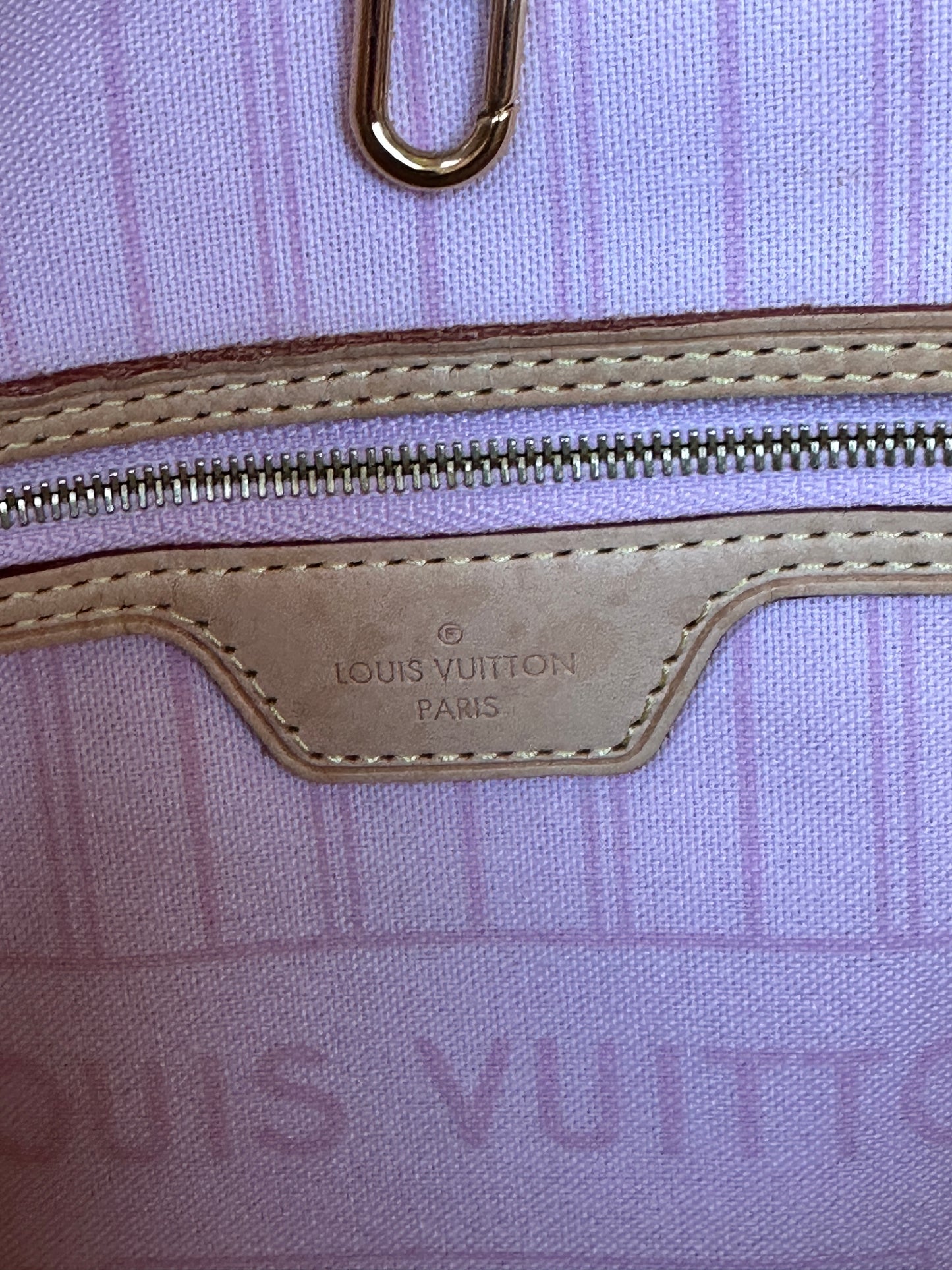 Louis Vuitton Neverfull NM Tote Damier Azur MM 60998