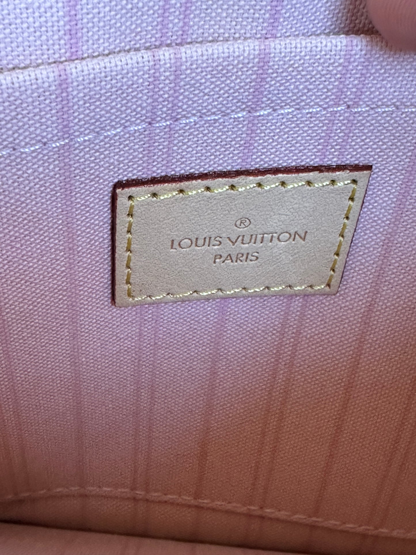 Louis Vuitton Neverfull NM Tote Damier Azur MM 60998