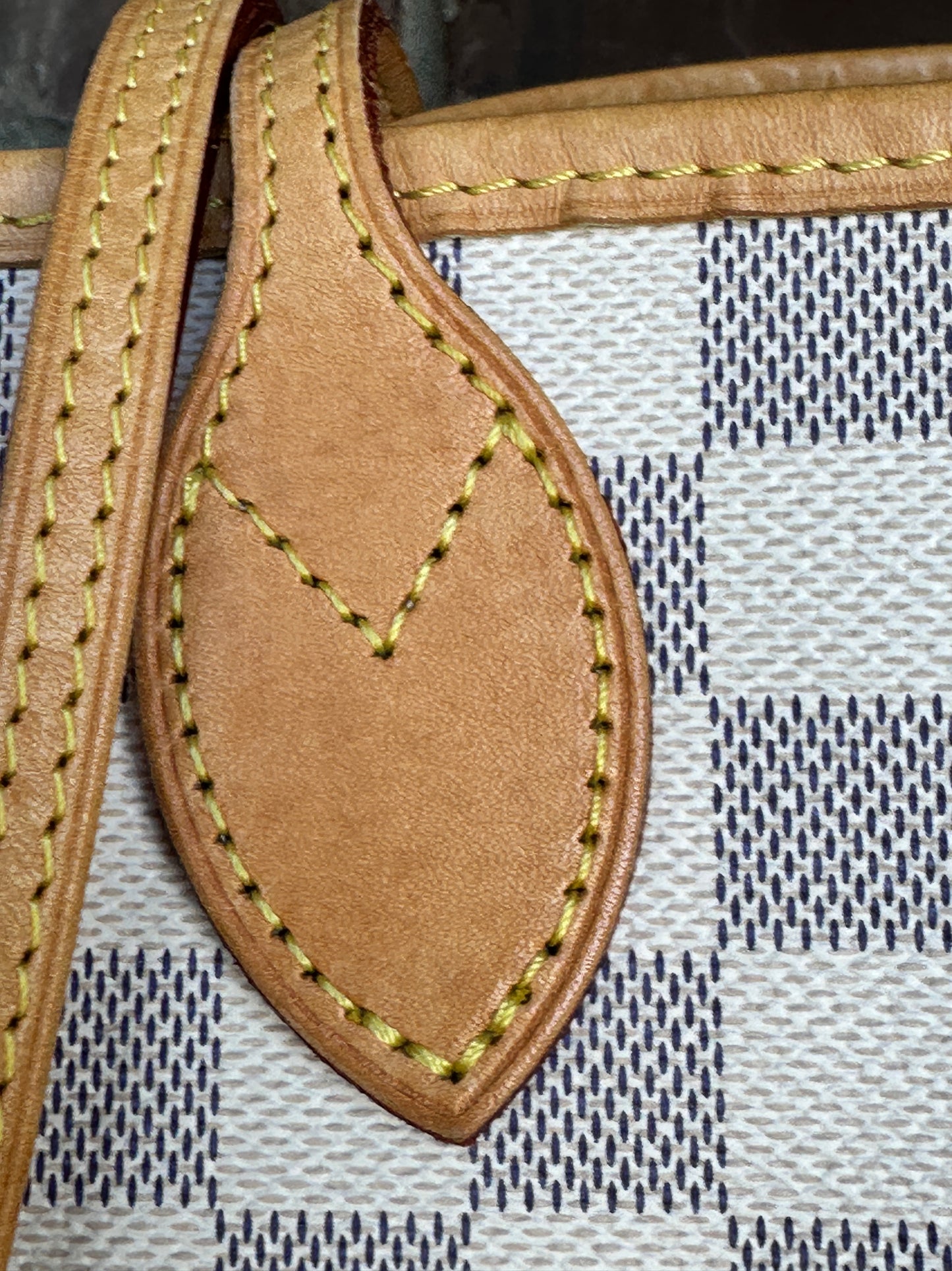 Louis Vuitton Neverfull NM Tote Damier Azur MM 60998