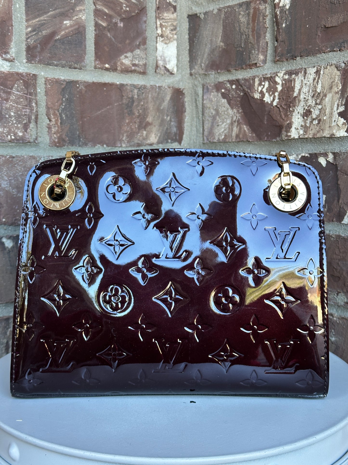 Louis Vuitton Virginia Handbag Monogram Vernis PM 63345