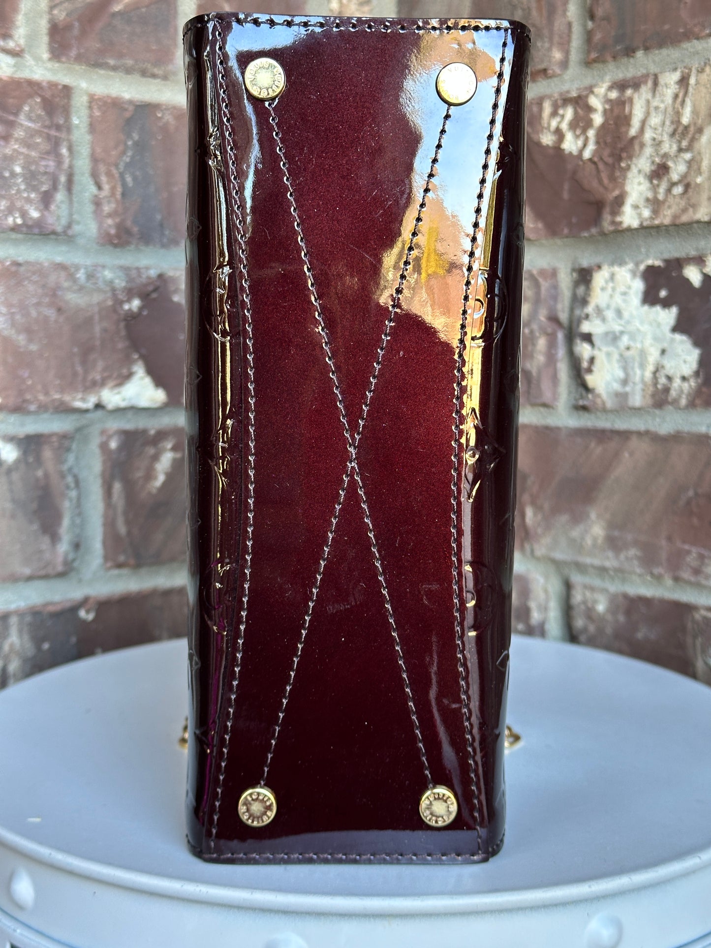 Louis Vuitton Virginia Handbag Monogram Vernis PM 63345