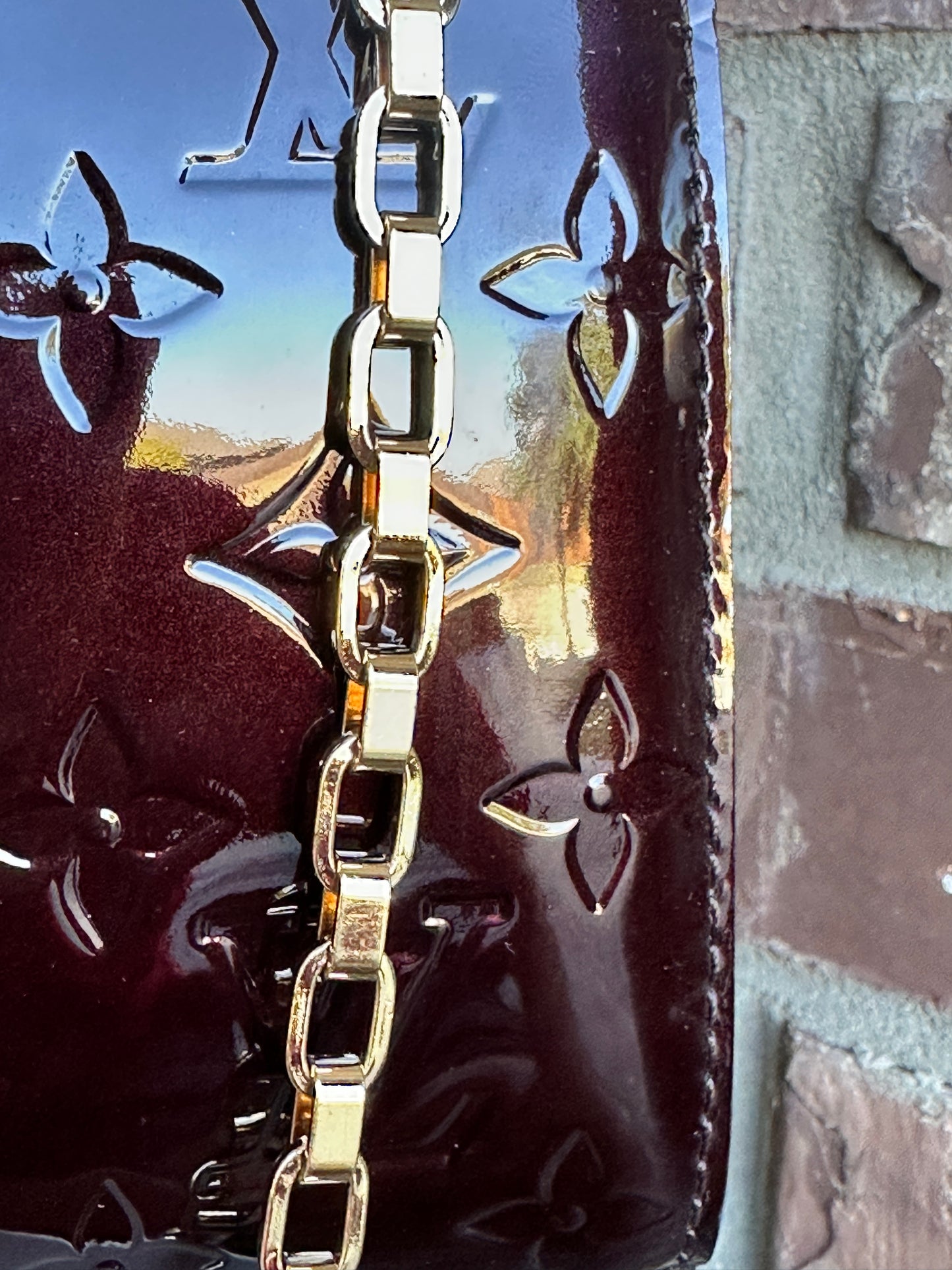 Louis Vuitton Virginia Handbag Monogram Vernis PM 63345