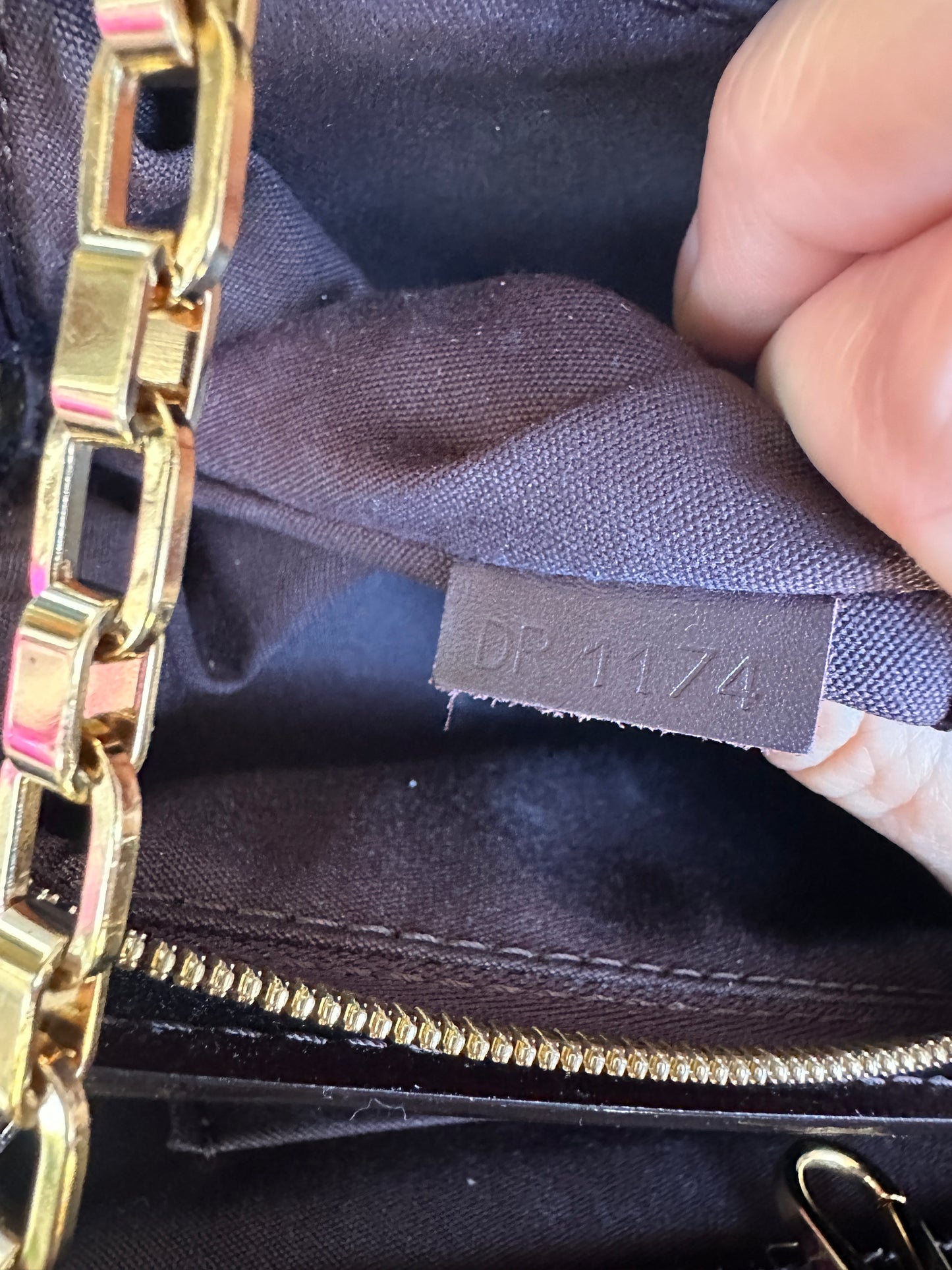 Louis Vuitton Virginia Handbag Monogram Vernis PM 63345