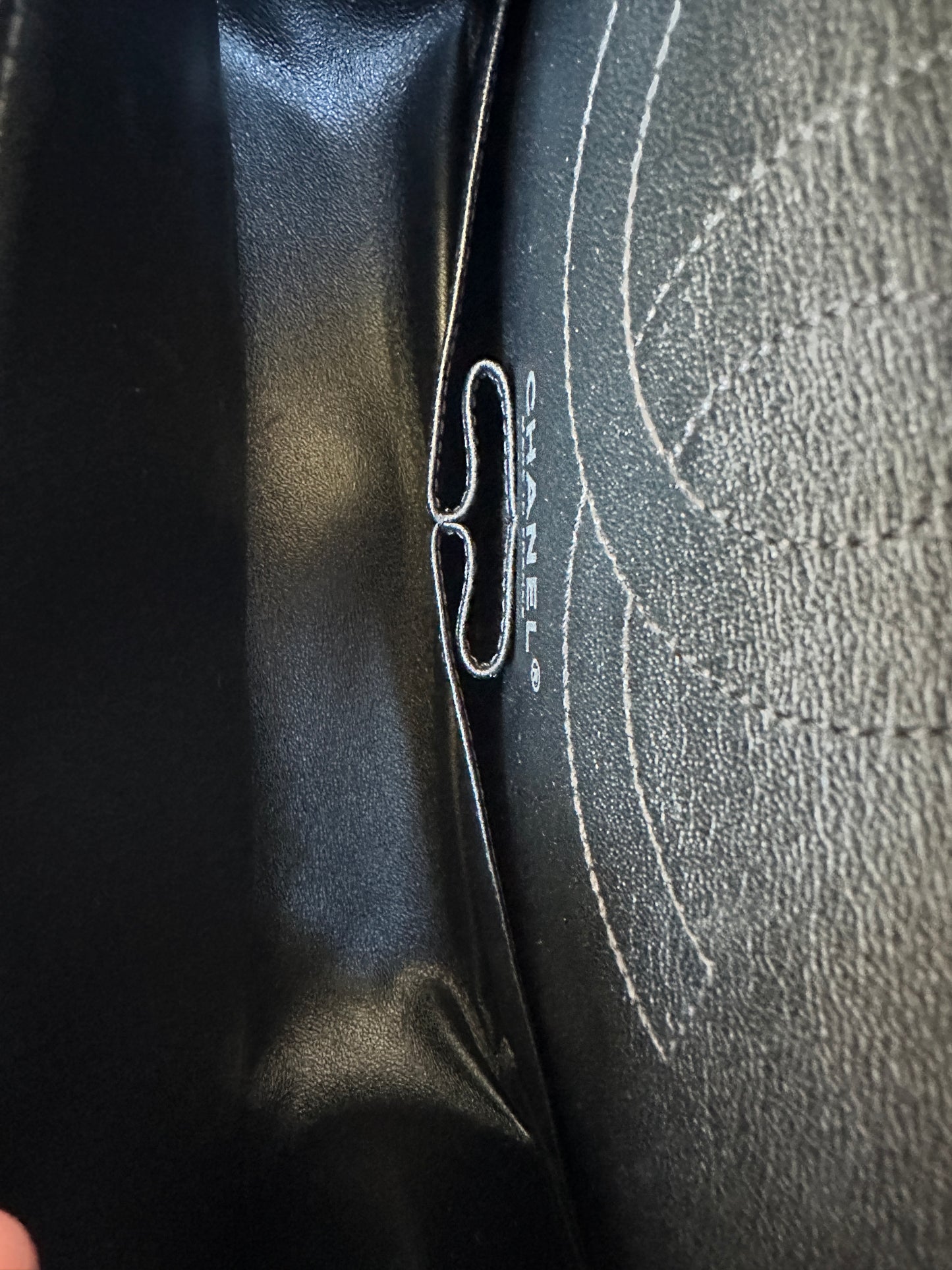 Chanel So Black Reissue 2.55 Chevron Aged Calfskin 225 49586