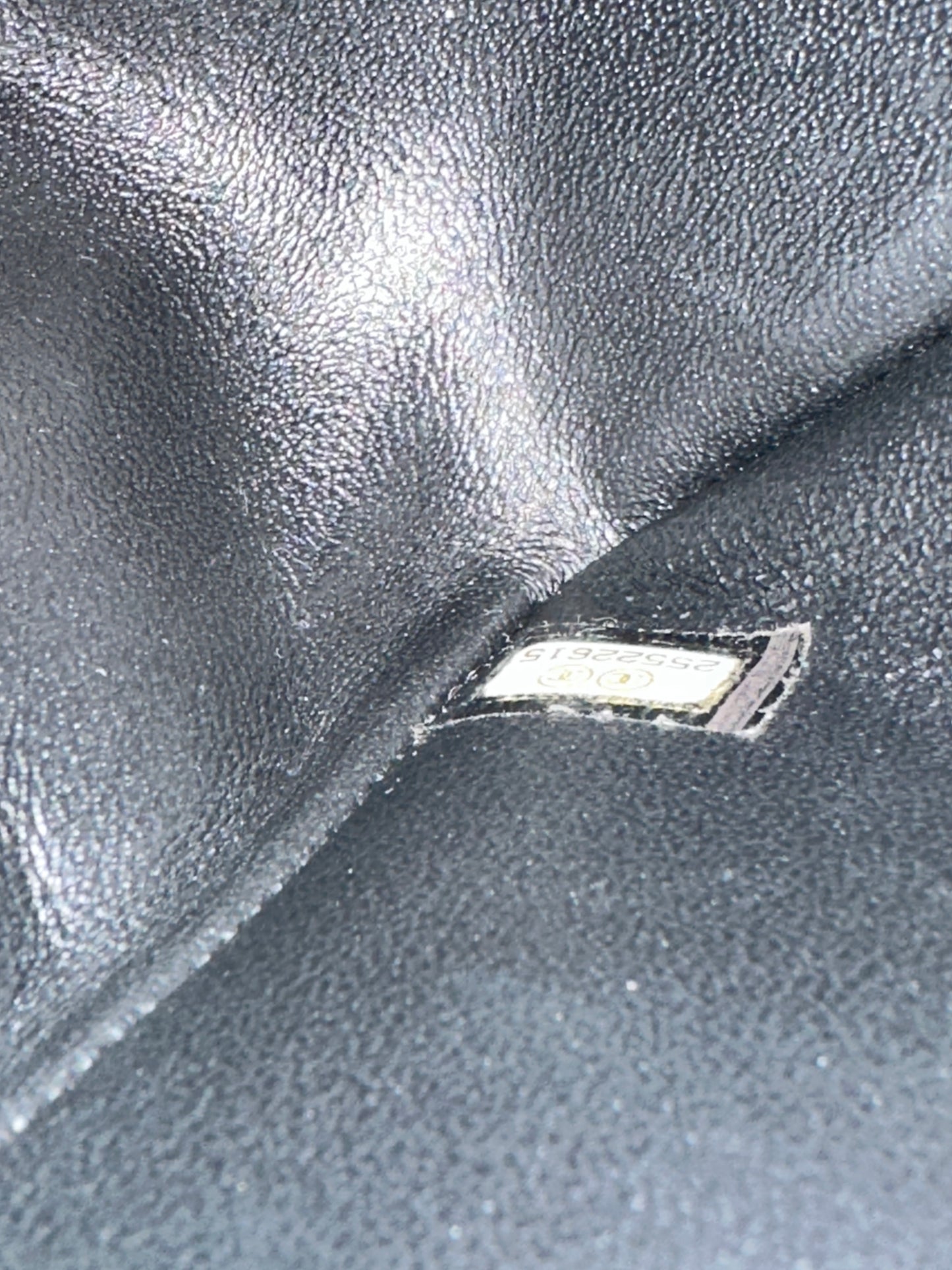 Chanel So Black Reissue 2.55 Chevron Aged Calfskin 225 49586