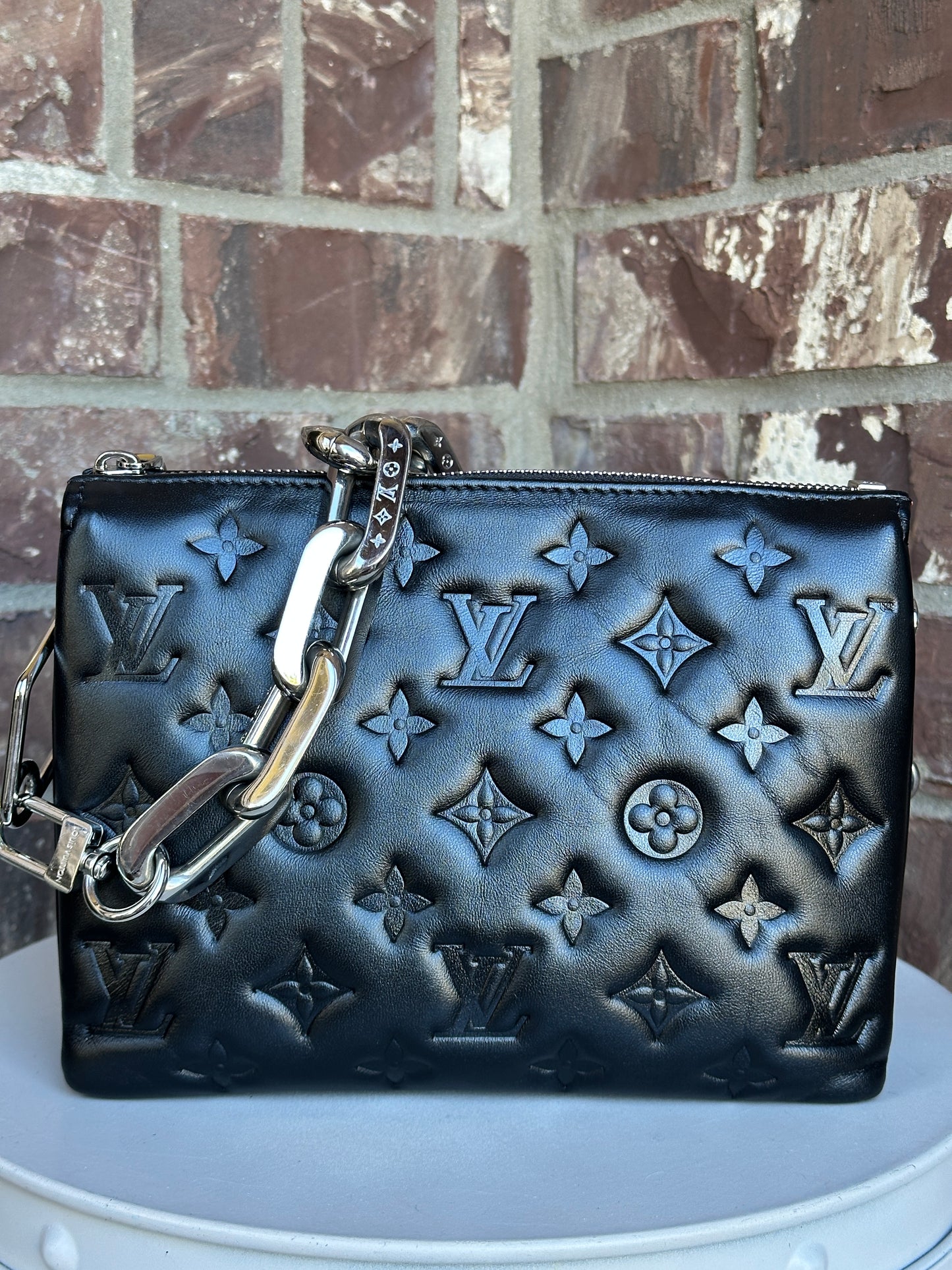 Louis Vuitton Coussin Bag Monogram Embossed Lambskin BB 43568