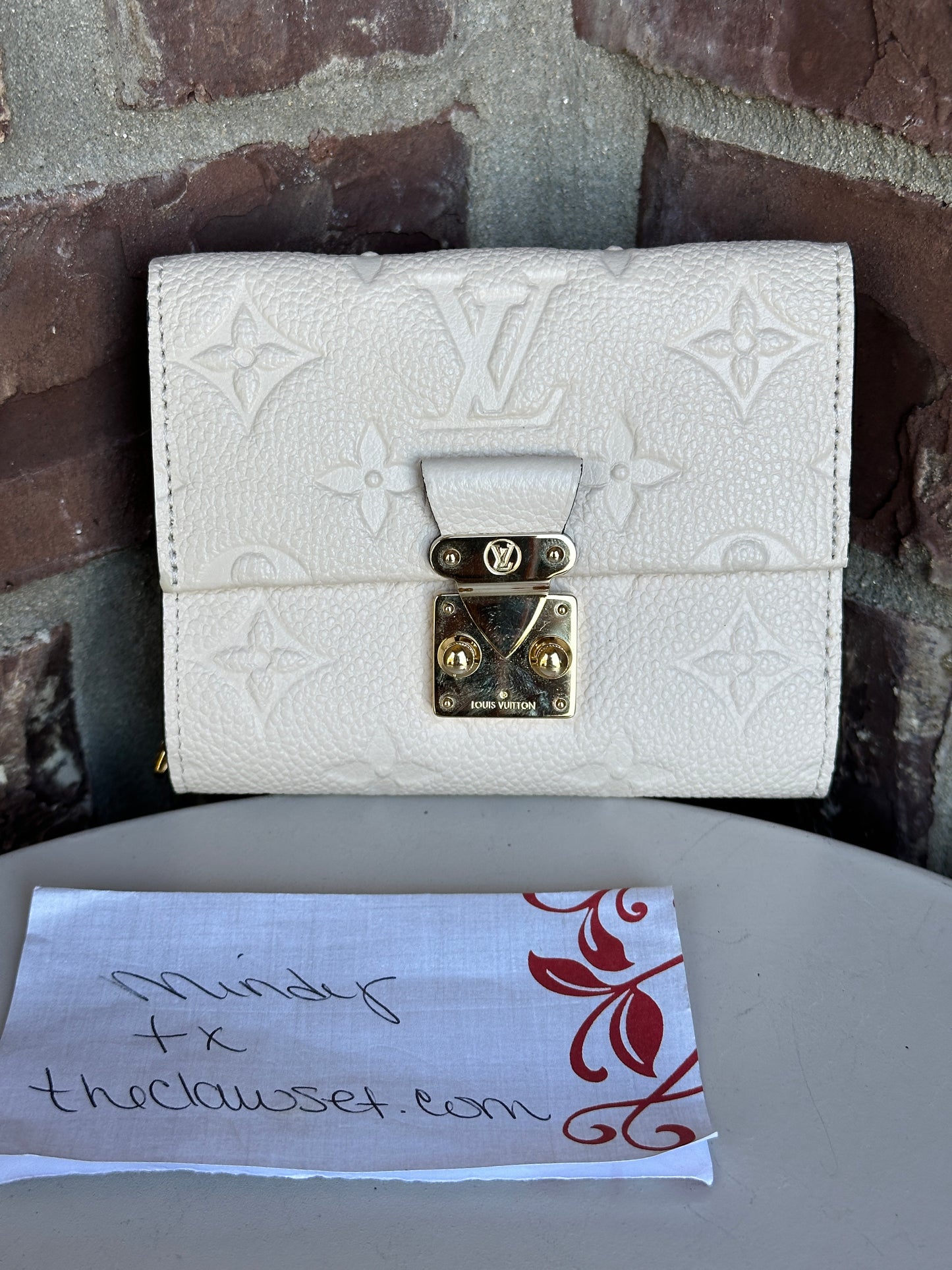 Louis Vuitton Metis Wallet Empreinte Leather Compact 89345