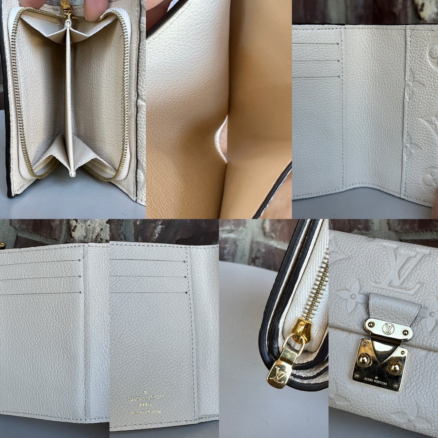 Louis Vuitton Metis Wallet Empreinte Leather Compact 89345