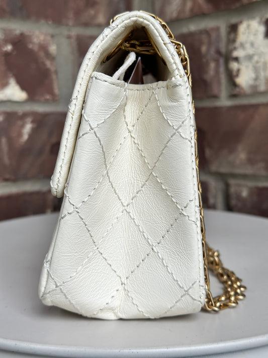 Chanel Reissue 2.55 Flap Bag Quilted Aged Calfskin Mini 80043