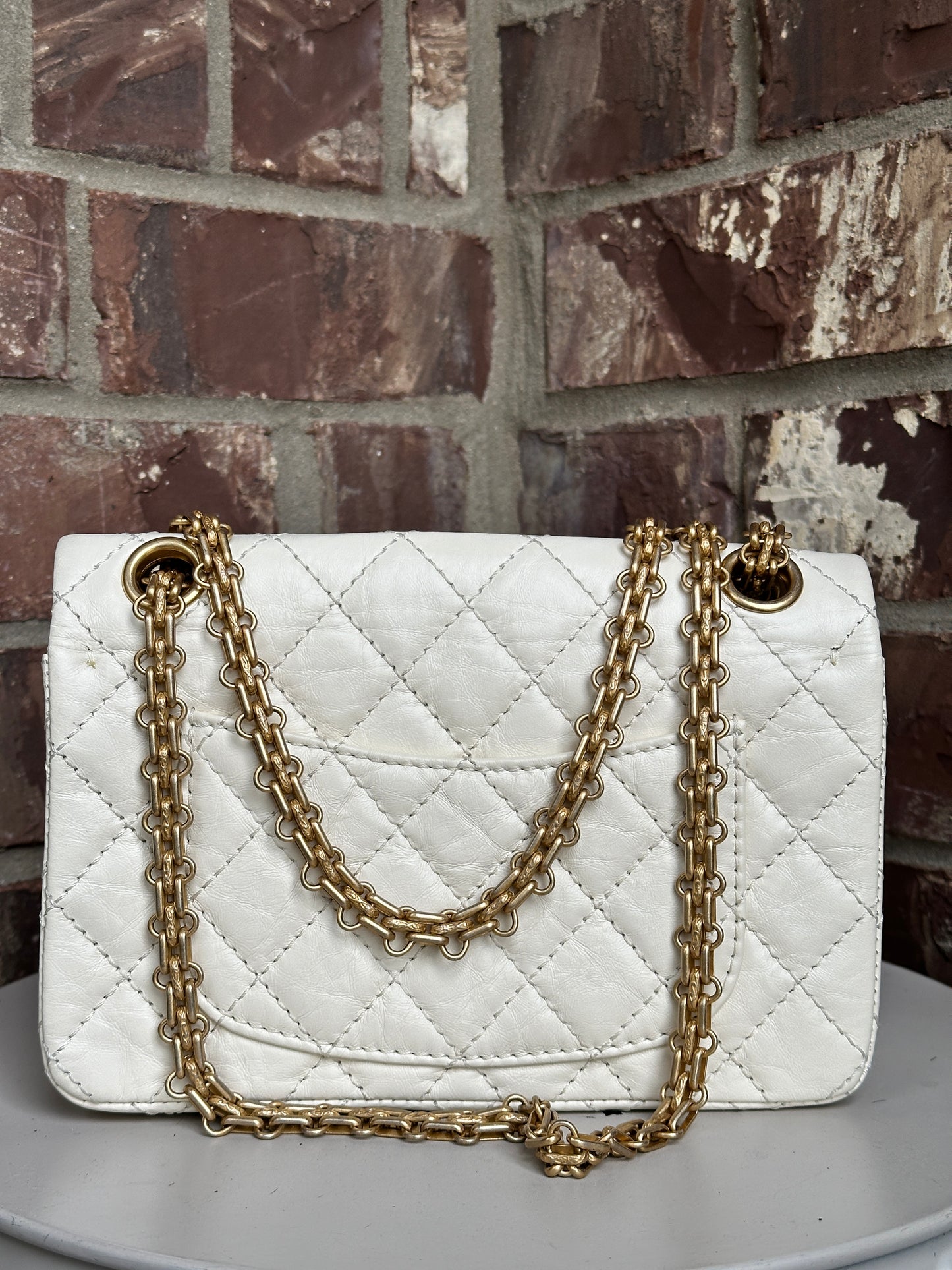 Chanel Reissue 2.55 Flap Bag Quilted Aged Calfskin Mini 80043