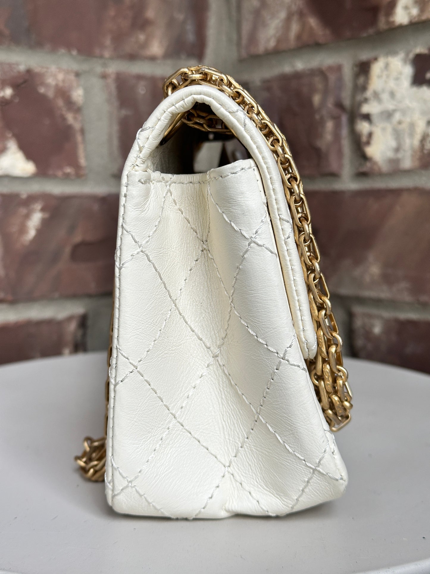 Chanel Reissue 2.55 Flap Bag Quilted Aged Calfskin Mini 80043