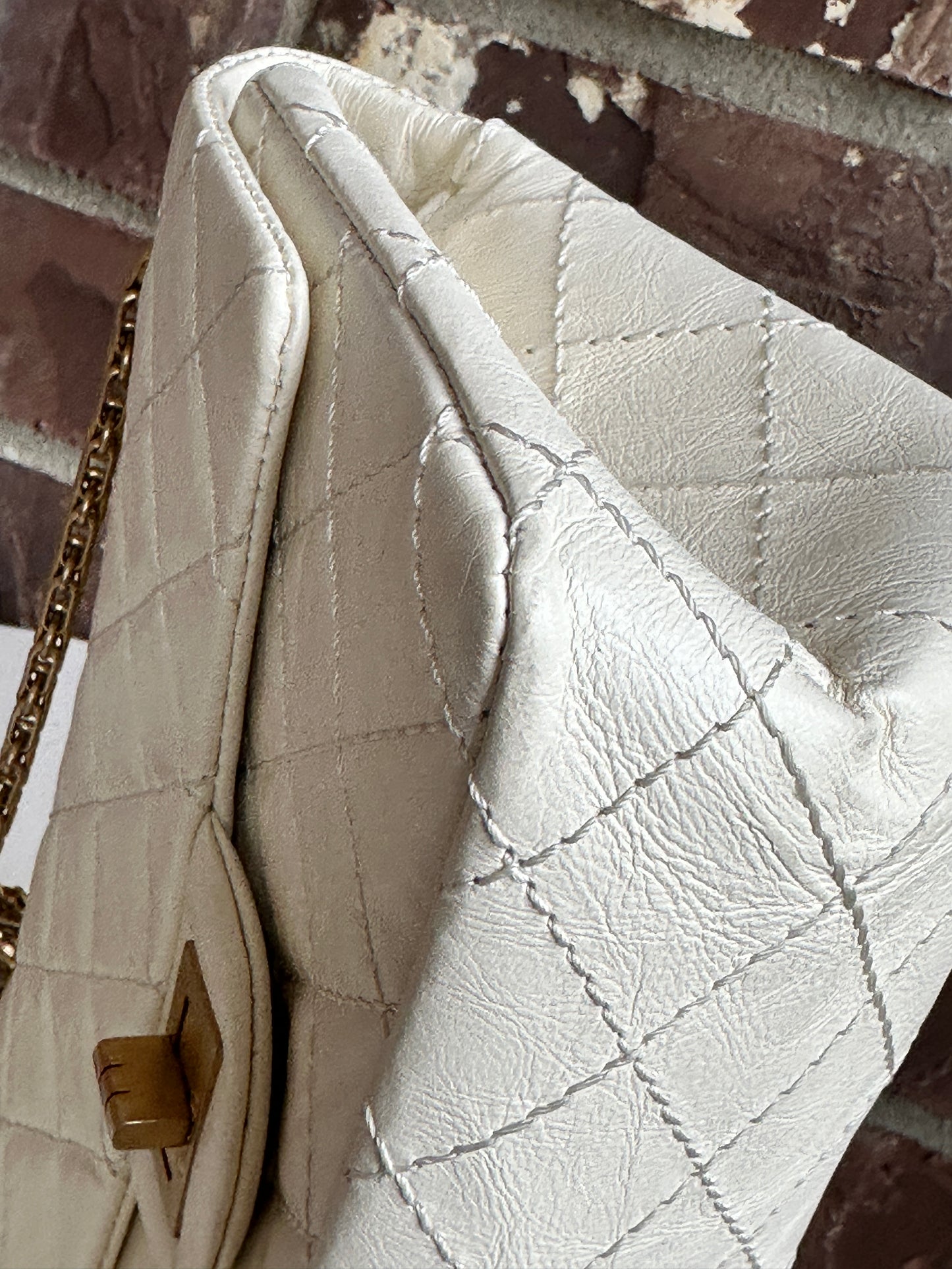 Chanel Reissue 2.55 Flap Bag Quilted Aged Calfskin Mini 80043