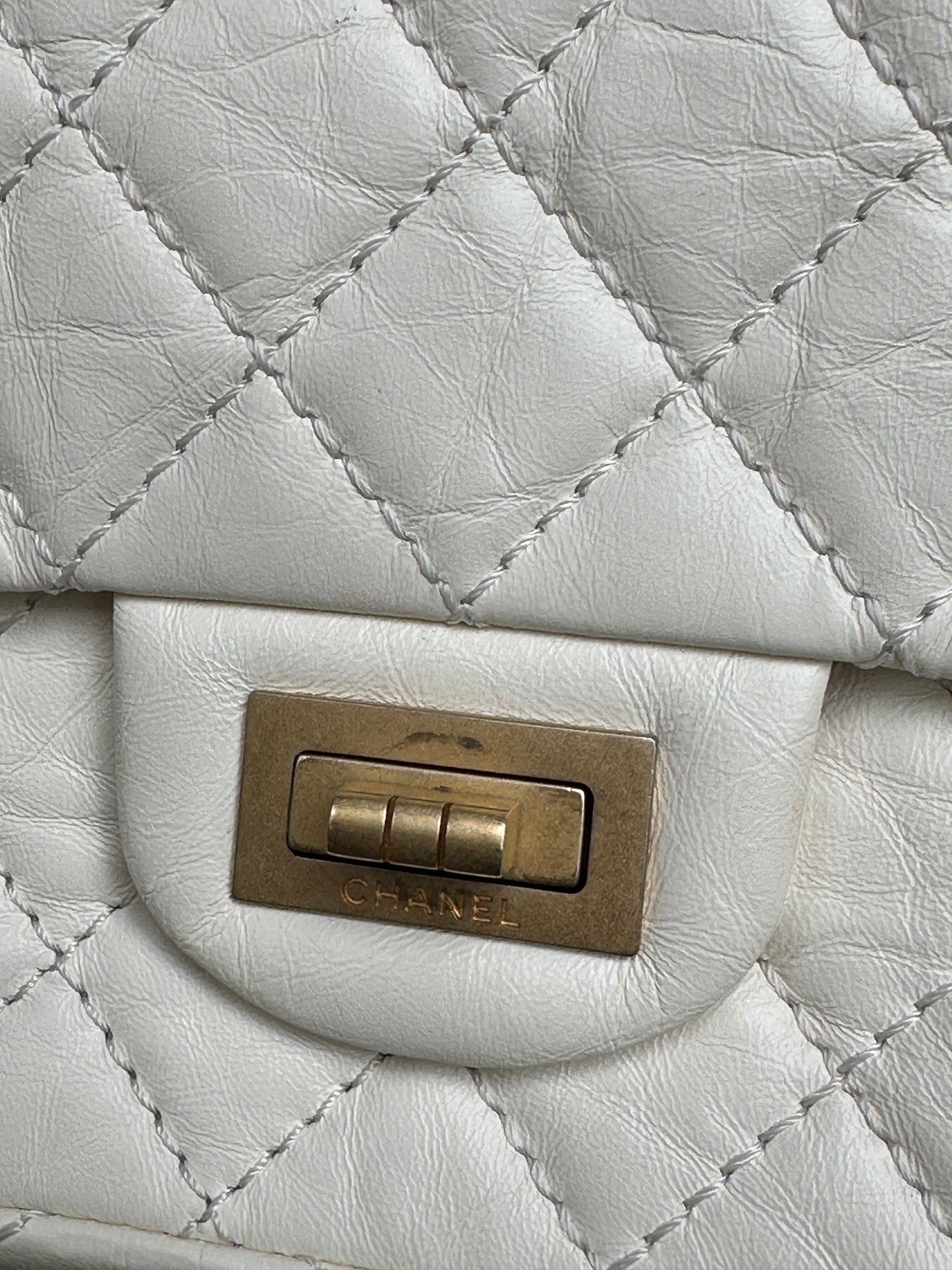 Chanel Reissue 2.55 Flap Bag Quilted Aged Calfskin Mini 80043