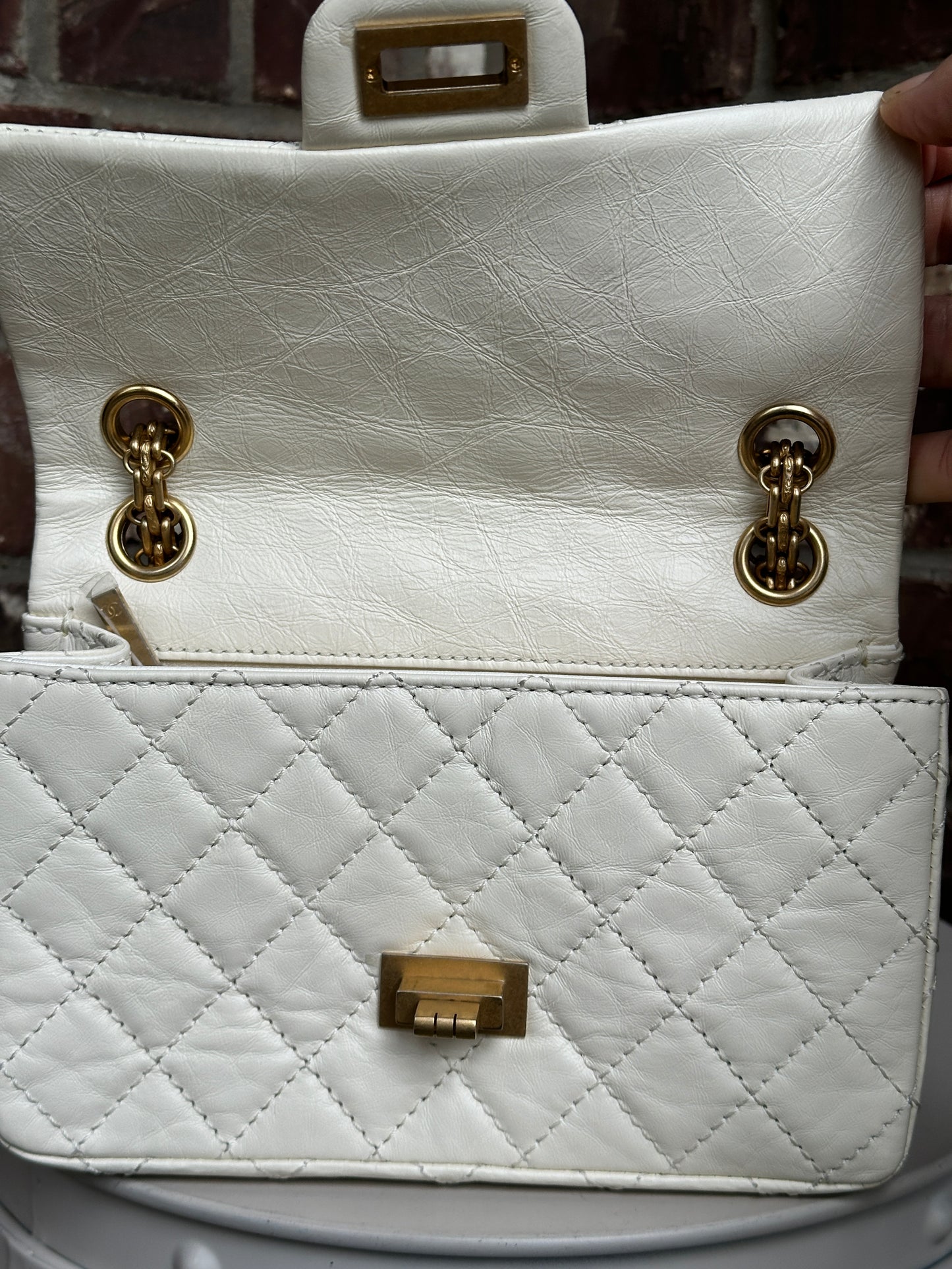 Chanel Reissue 2.55 Flap Bag Quilted Aged Calfskin Mini 80043