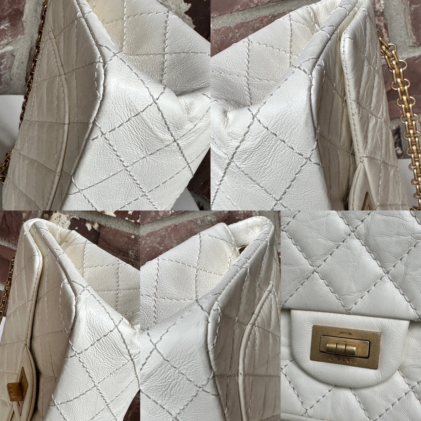 Chanel Reissue 2.55 Flap Bag Quilted Aged Calfskin Mini 80043