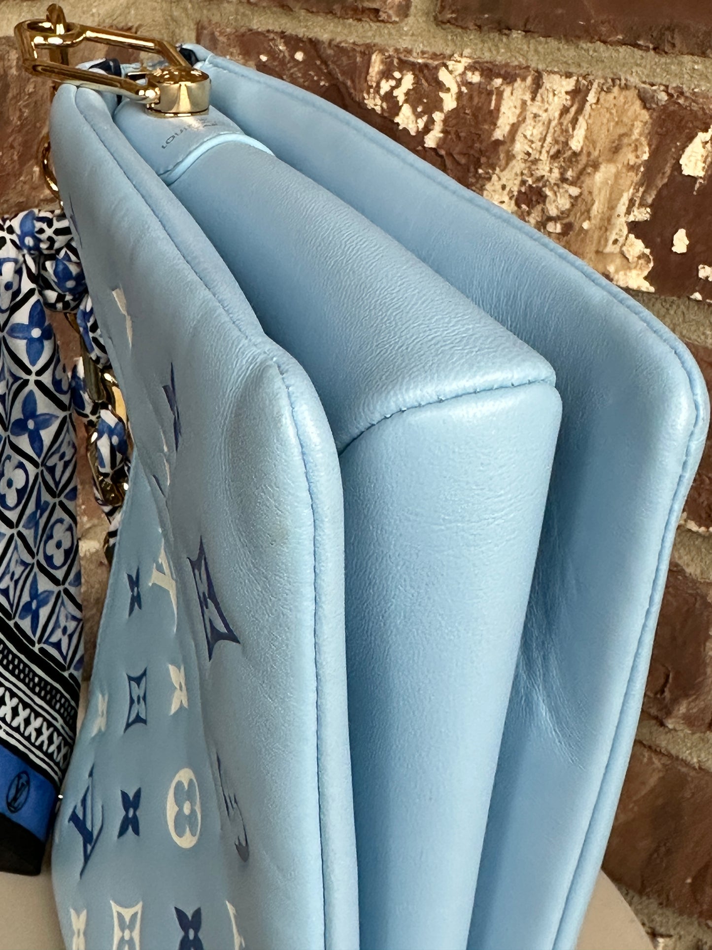 Louis Vuitton Coussin Bag By The Pool Monogram Embossed Lambskin PM 79002