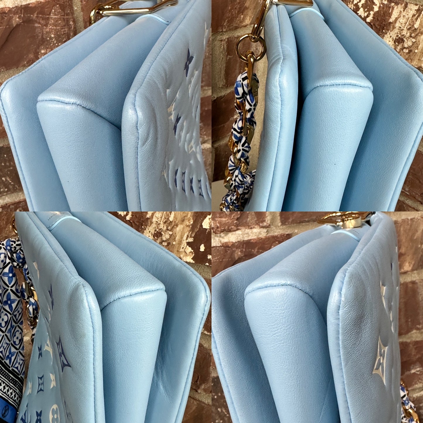 Louis Vuitton Coussin Bag By The Pool Monogram Embossed Lambskin PM 79002