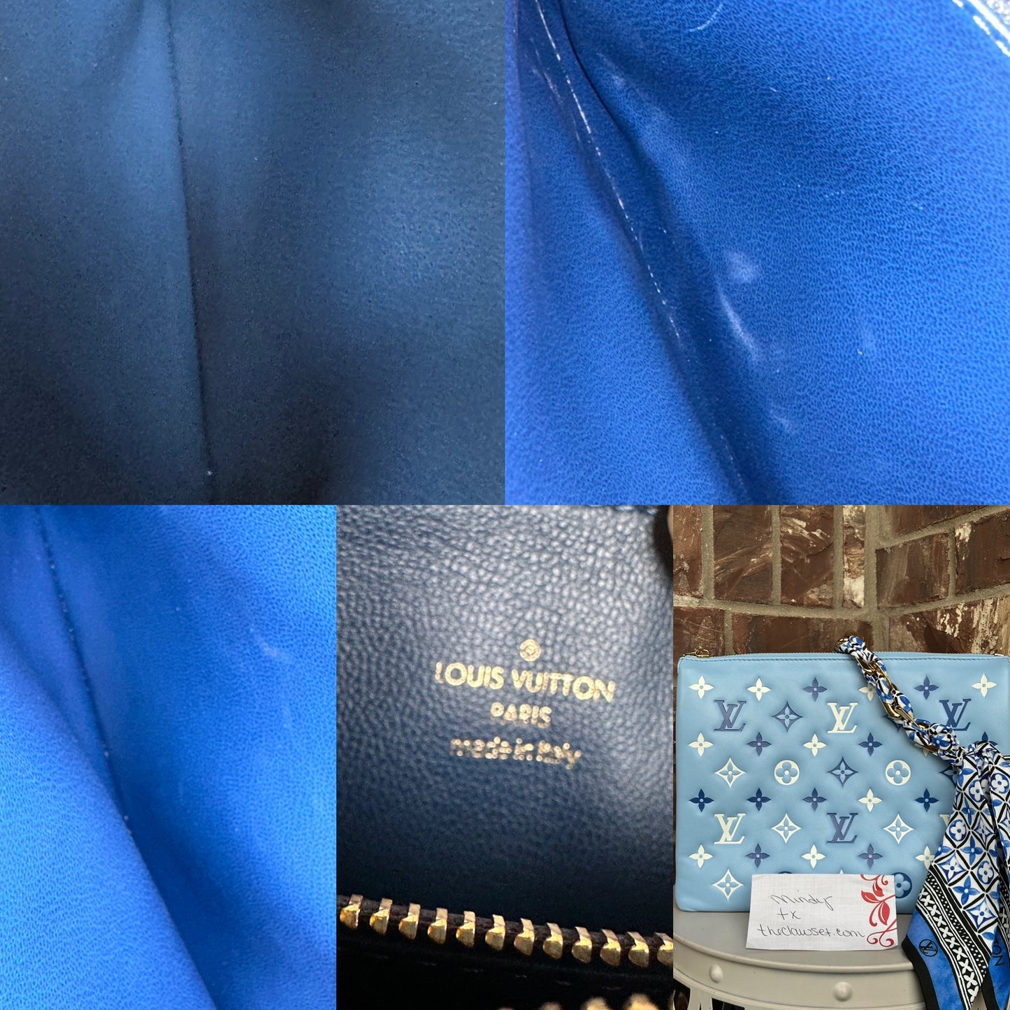 Louis Vuitton Coussin Bag By The Pool Monogram Embossed Lambskin PM 79002