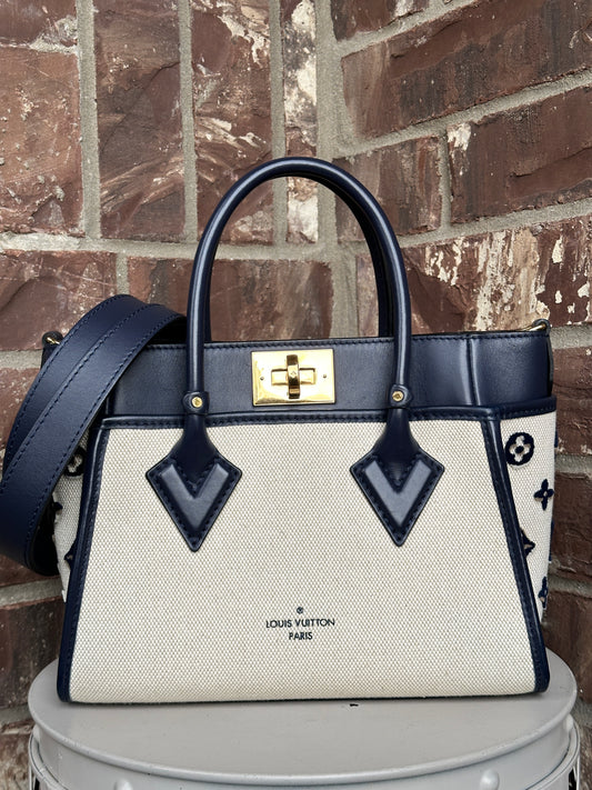 Louis Vuitton On My Side Tote Monogram Tufted Canvas PM 90326
