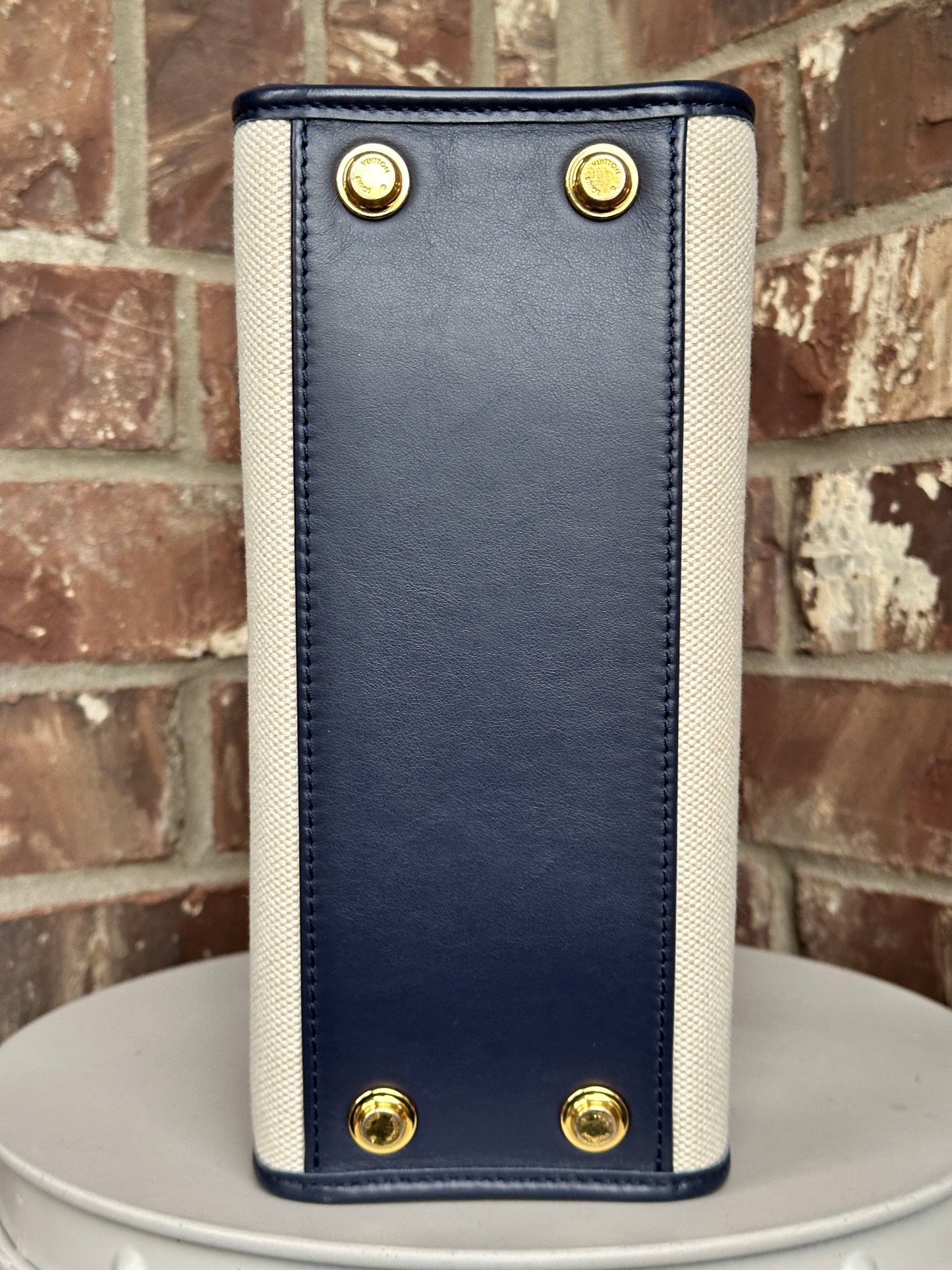 Louis Vuitton On My Side Tote Monogram Tufted Canvas PM 90326