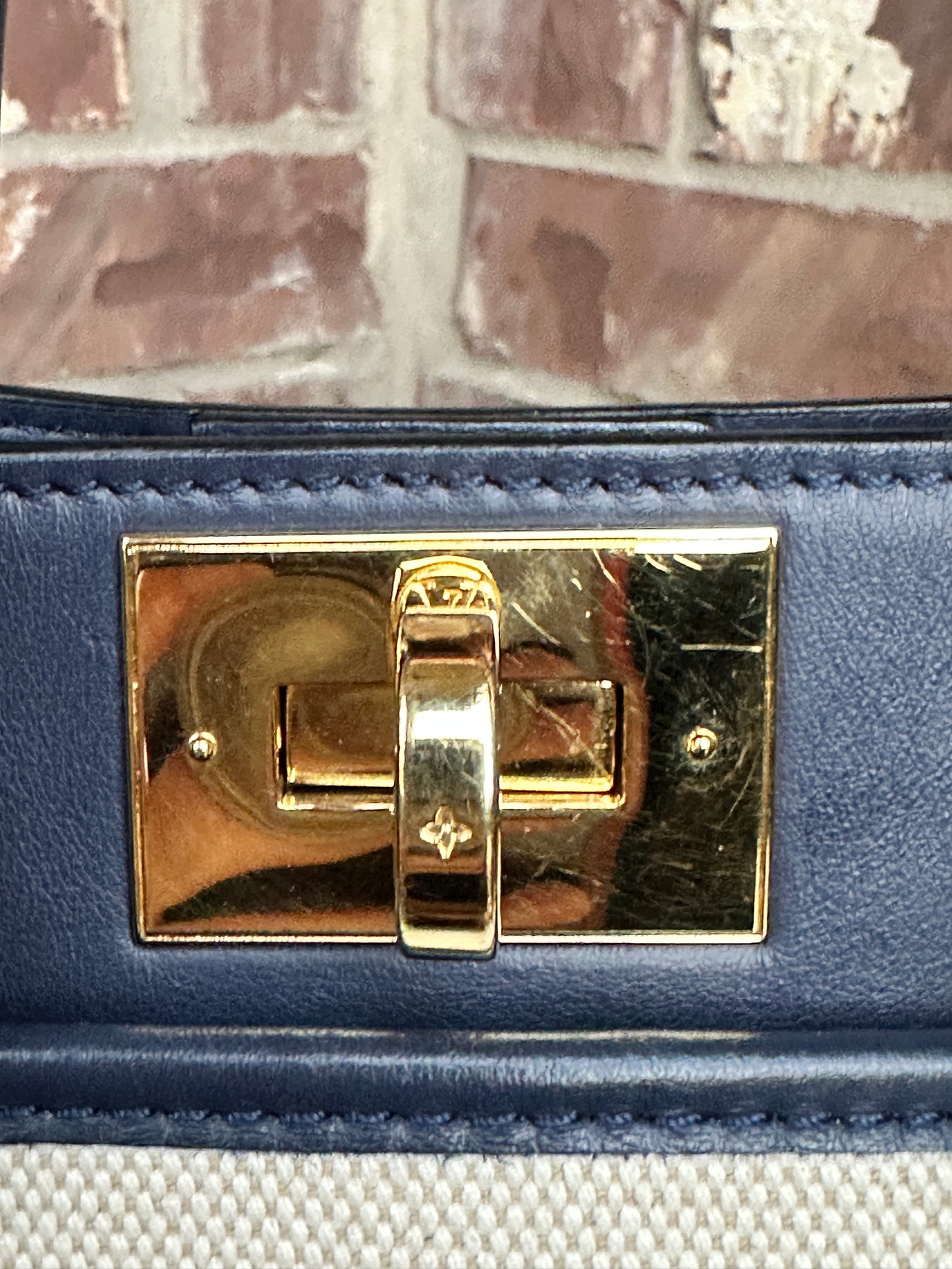 Louis Vuitton On My Side Tote Monogram Tufted Canvas PM 90326