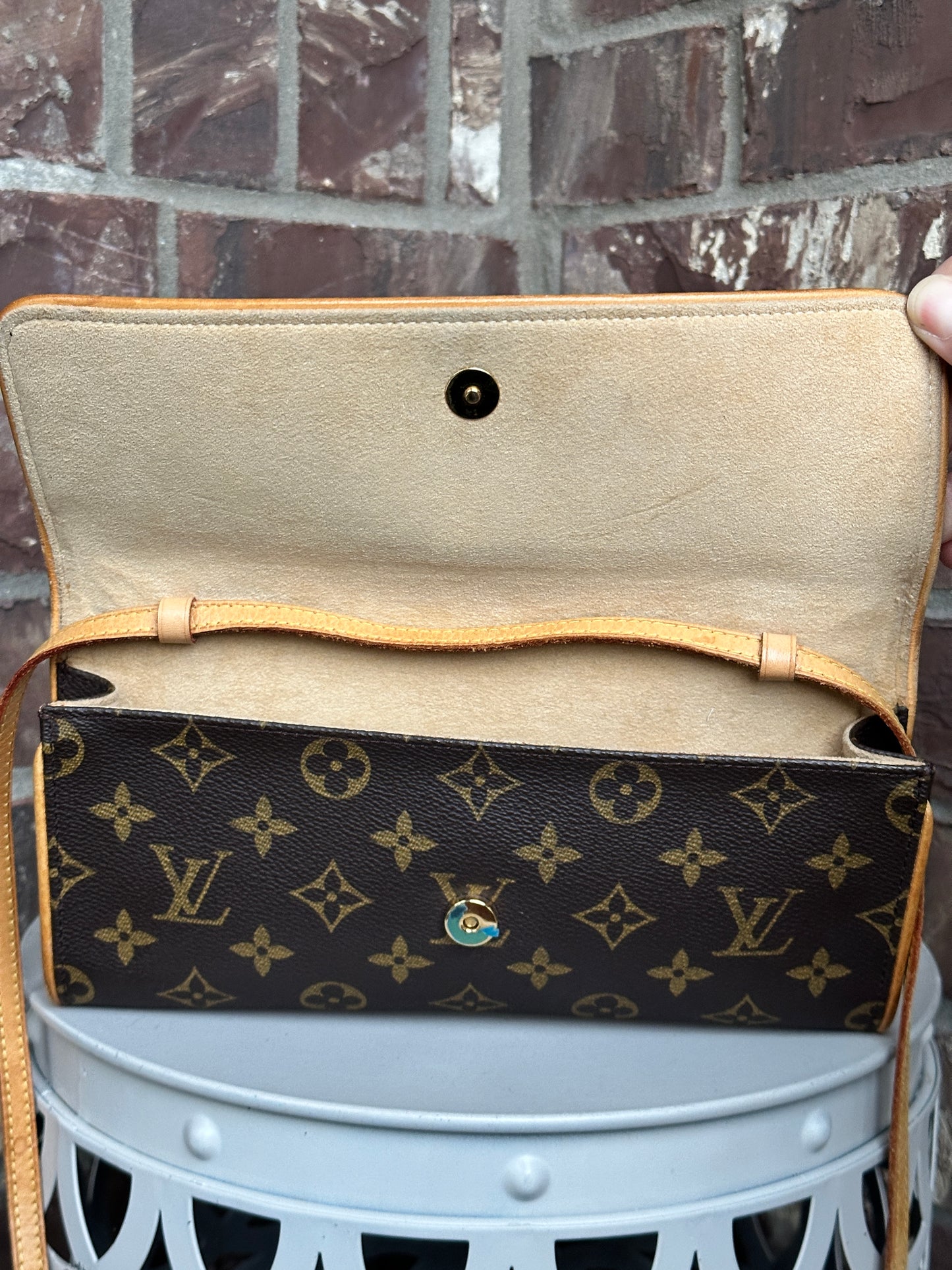 Louis Vuitton Twin Handbag Monogram Canvas GM 32215