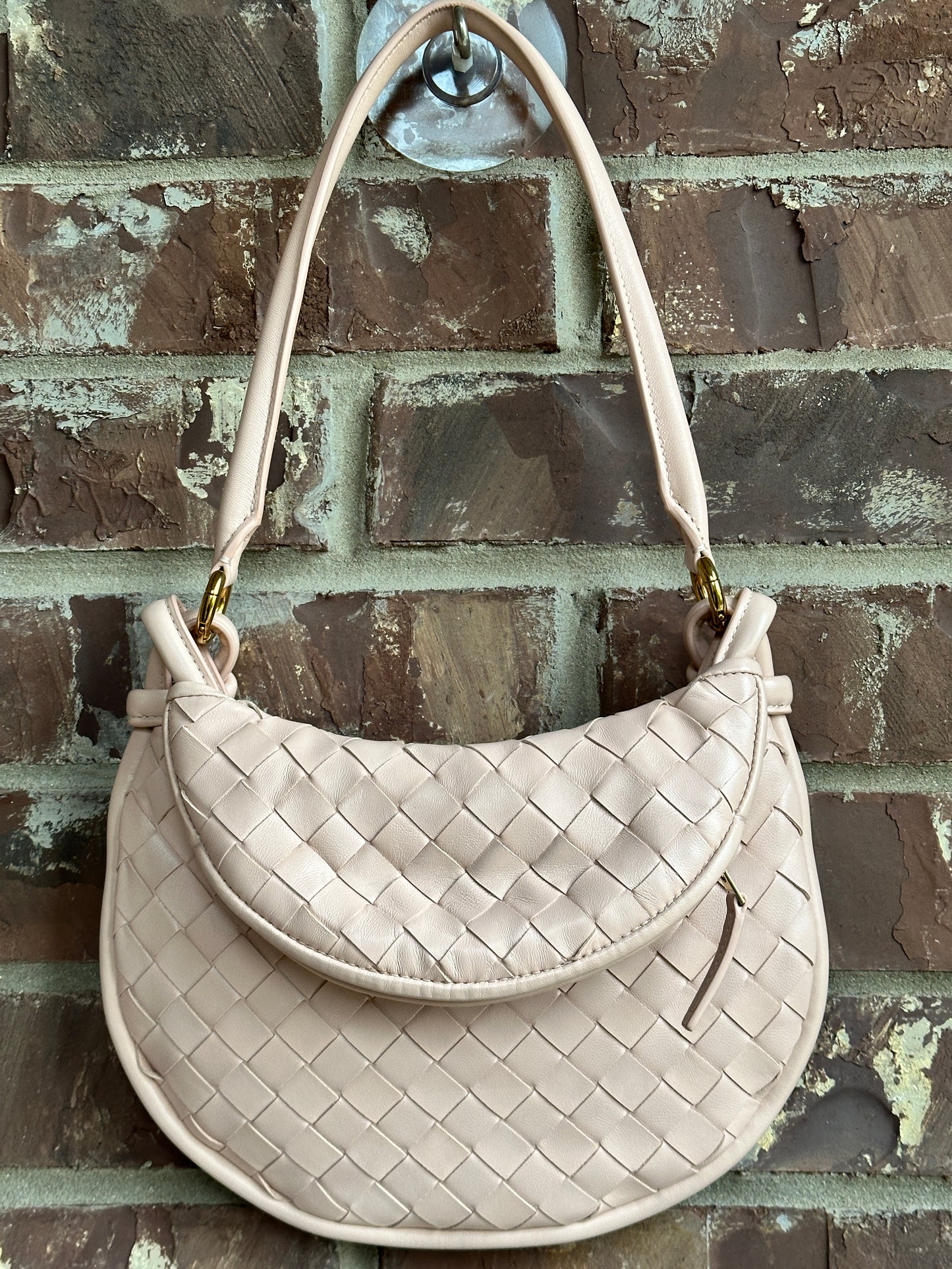 Bottega Veneta Gemelli Shoulder Bag Intrecciato Leather Small 49124