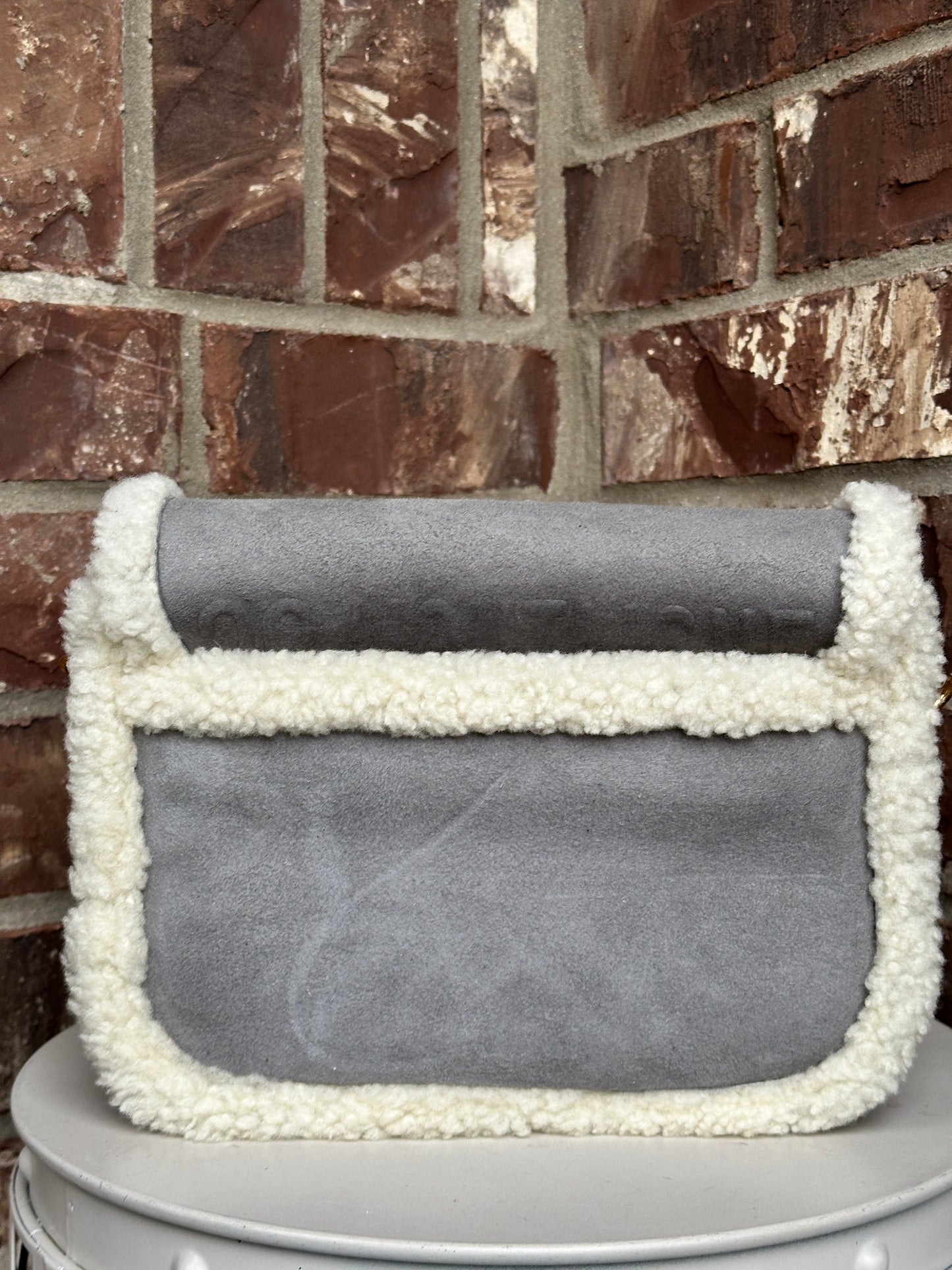 Christian Dior Bobby Flap Bag Shearling and Suede Medium 69901