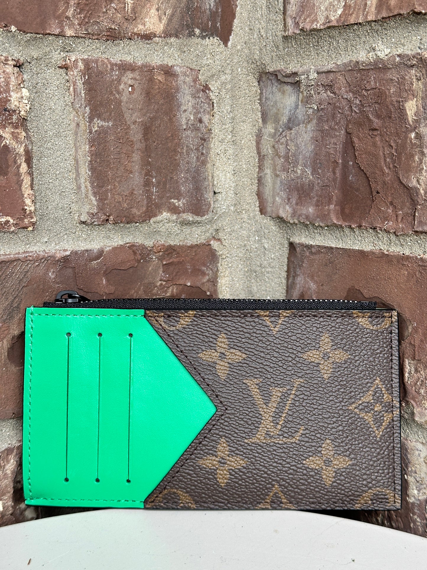 Louis Vuitton Coin Card Holder Macassar Monogram Canvas 46898