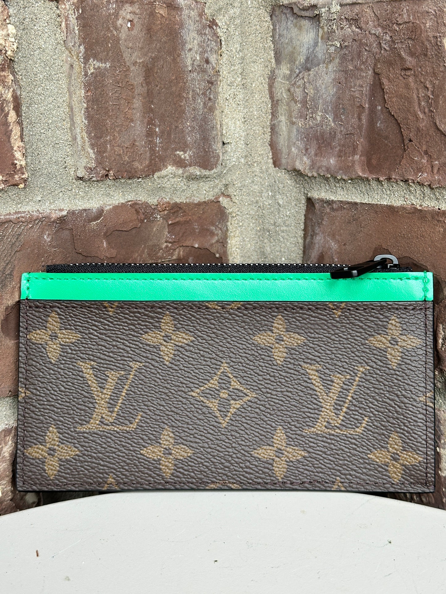 Louis Vuitton Coin Card Holder Macassar Monogram Canvas 46898