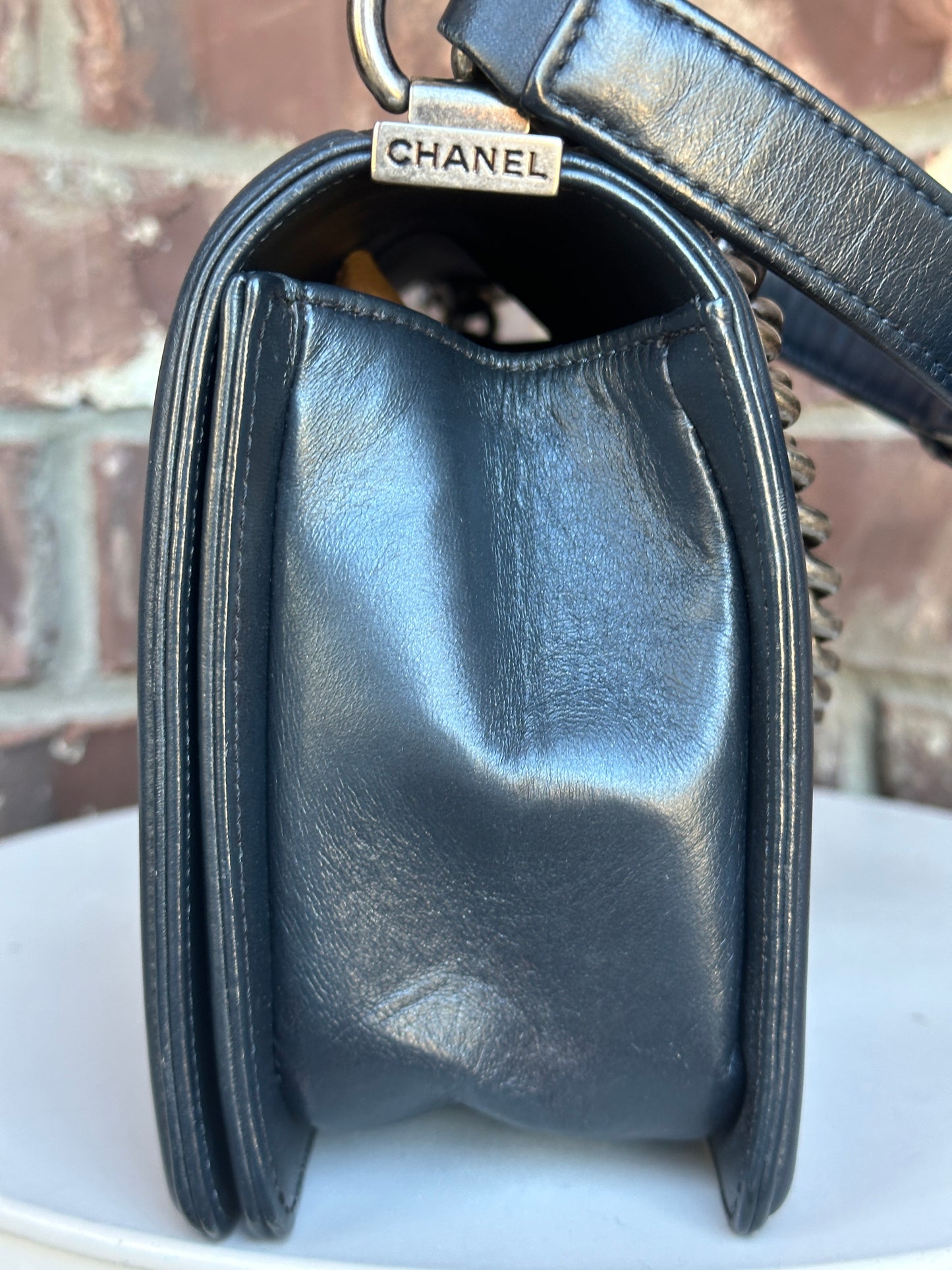 Chanel Paris-Dallas Boy Flap Bag Limited Edition Metallized Strass Old Medium 436609