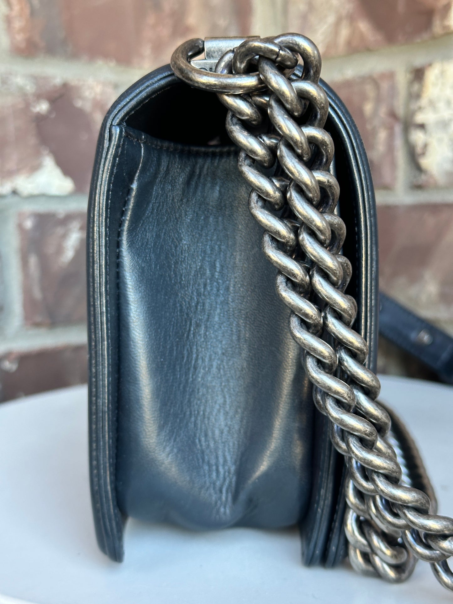 Chanel Paris-Dallas Boy Flap Bag Limited Edition Metallized Strass Old Medium 436609