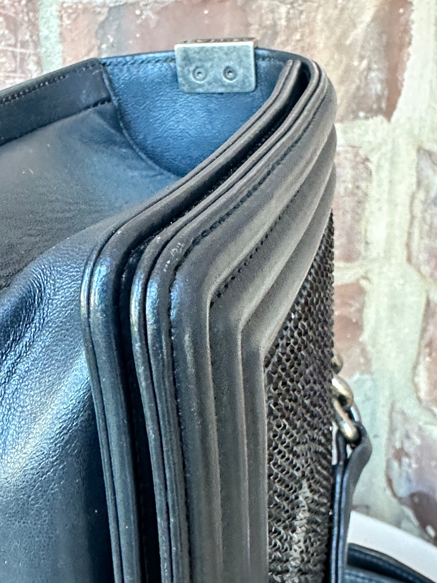 Chanel Paris-Dallas Boy Flap Bag Limited Edition Metallized Strass Old Medium 436609