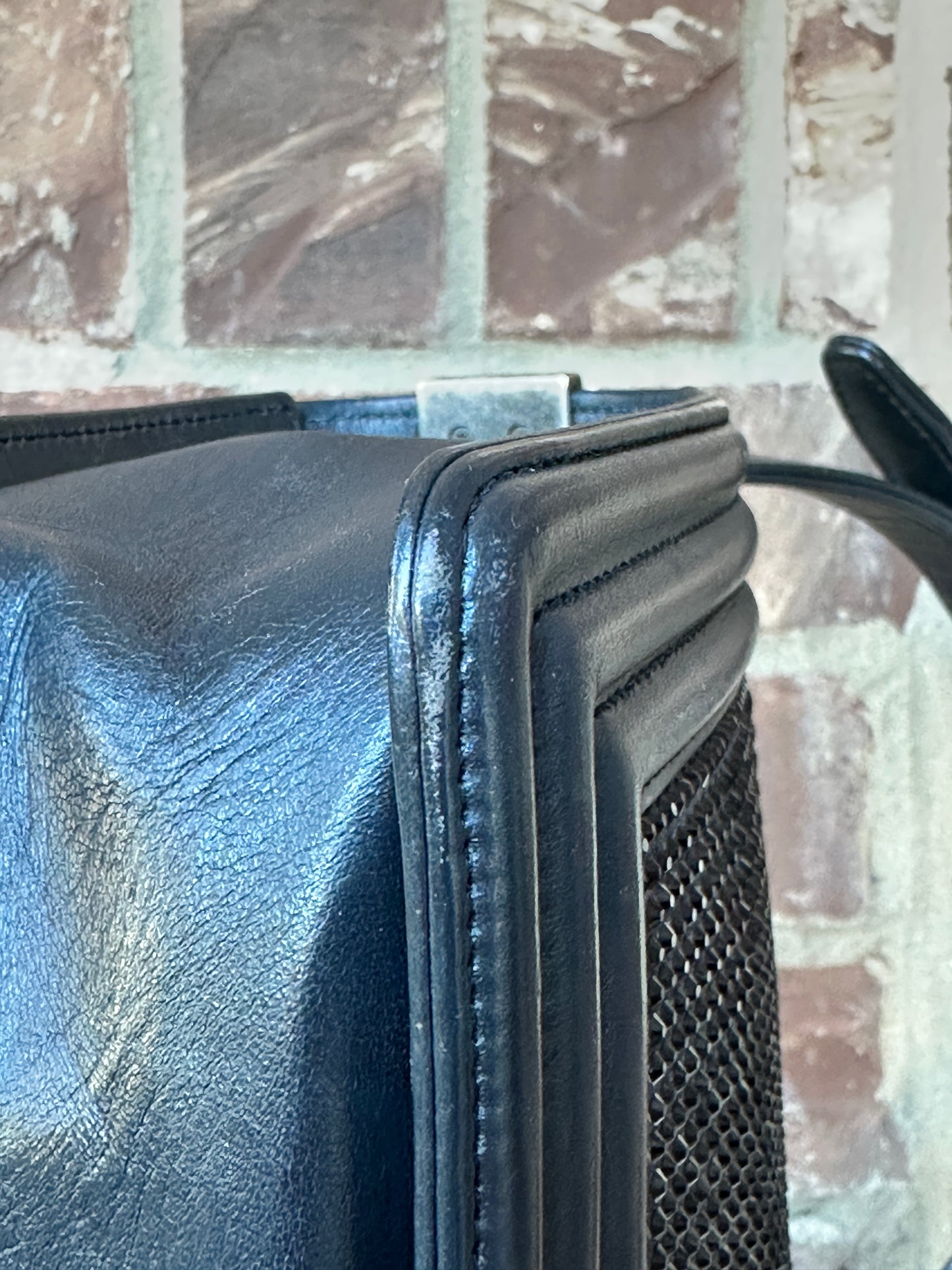 Chanel Paris-Dallas Boy Flap Bag Limited Edition Metallized Strass Old Medium 436609