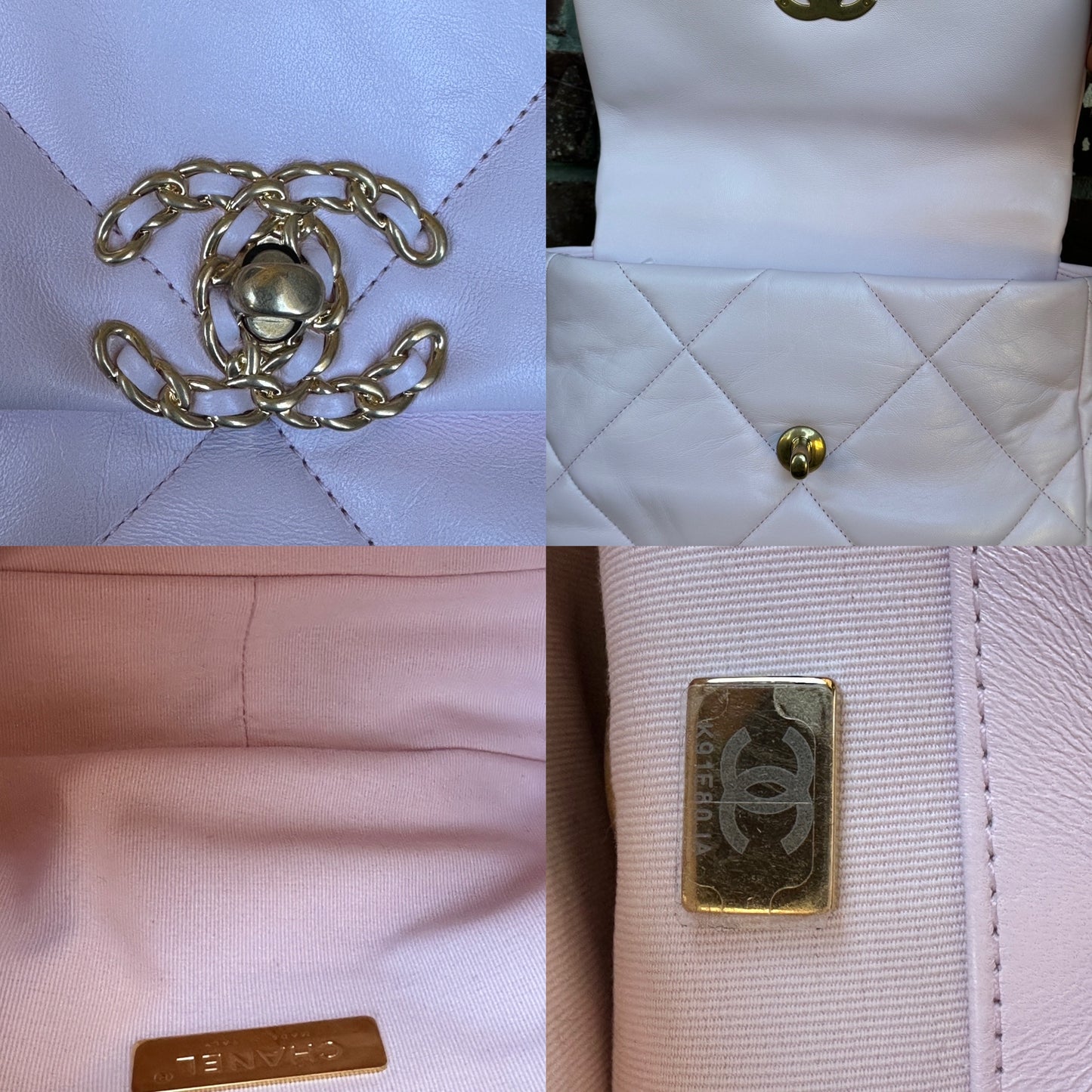 Chanel 19 Flap Bag Quilted Leather Medium 54808