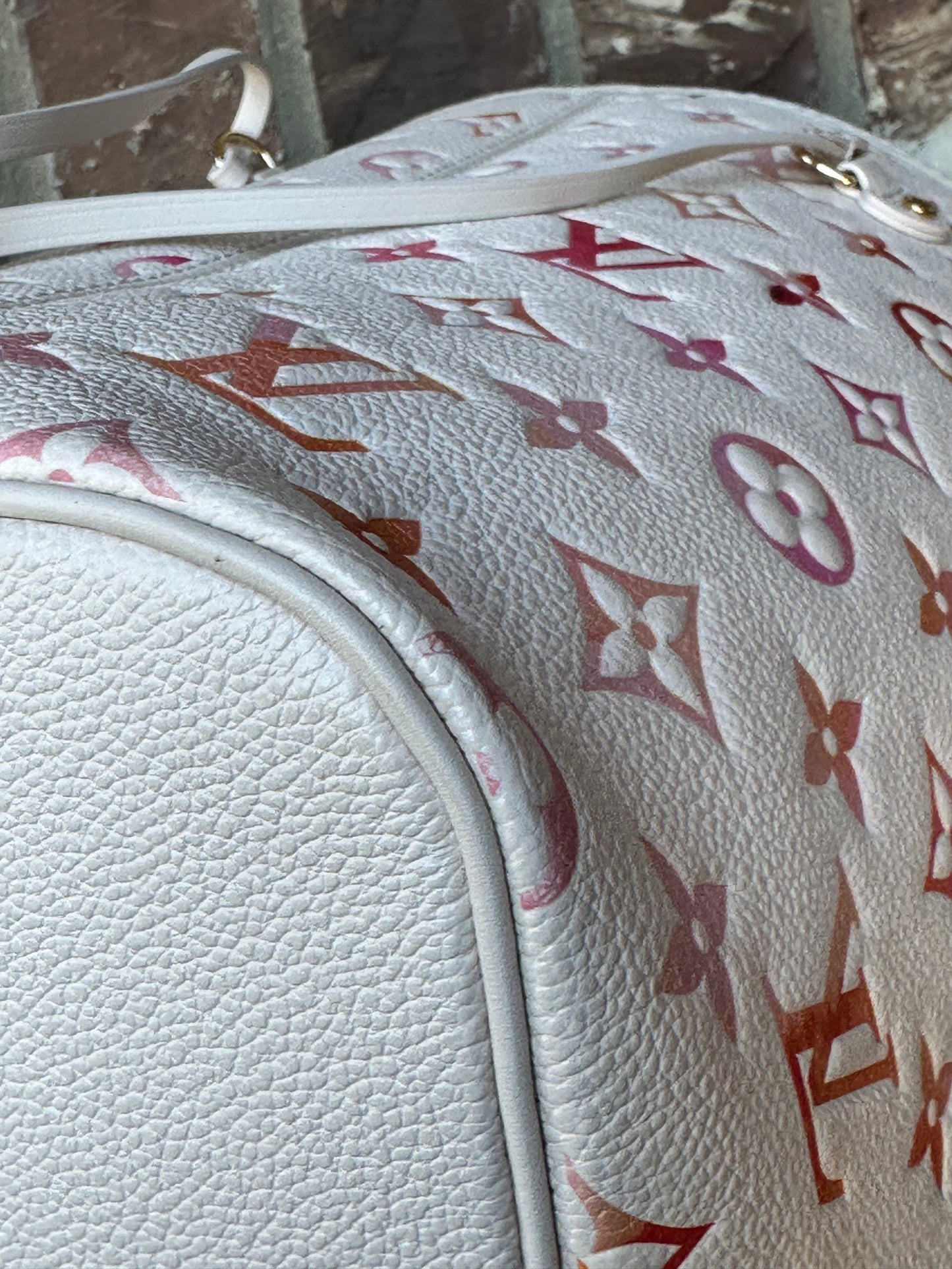 Louis Vuitton Neverfull NM Tote Monogram Empreinte Sunrise Aquarelle MM 59024