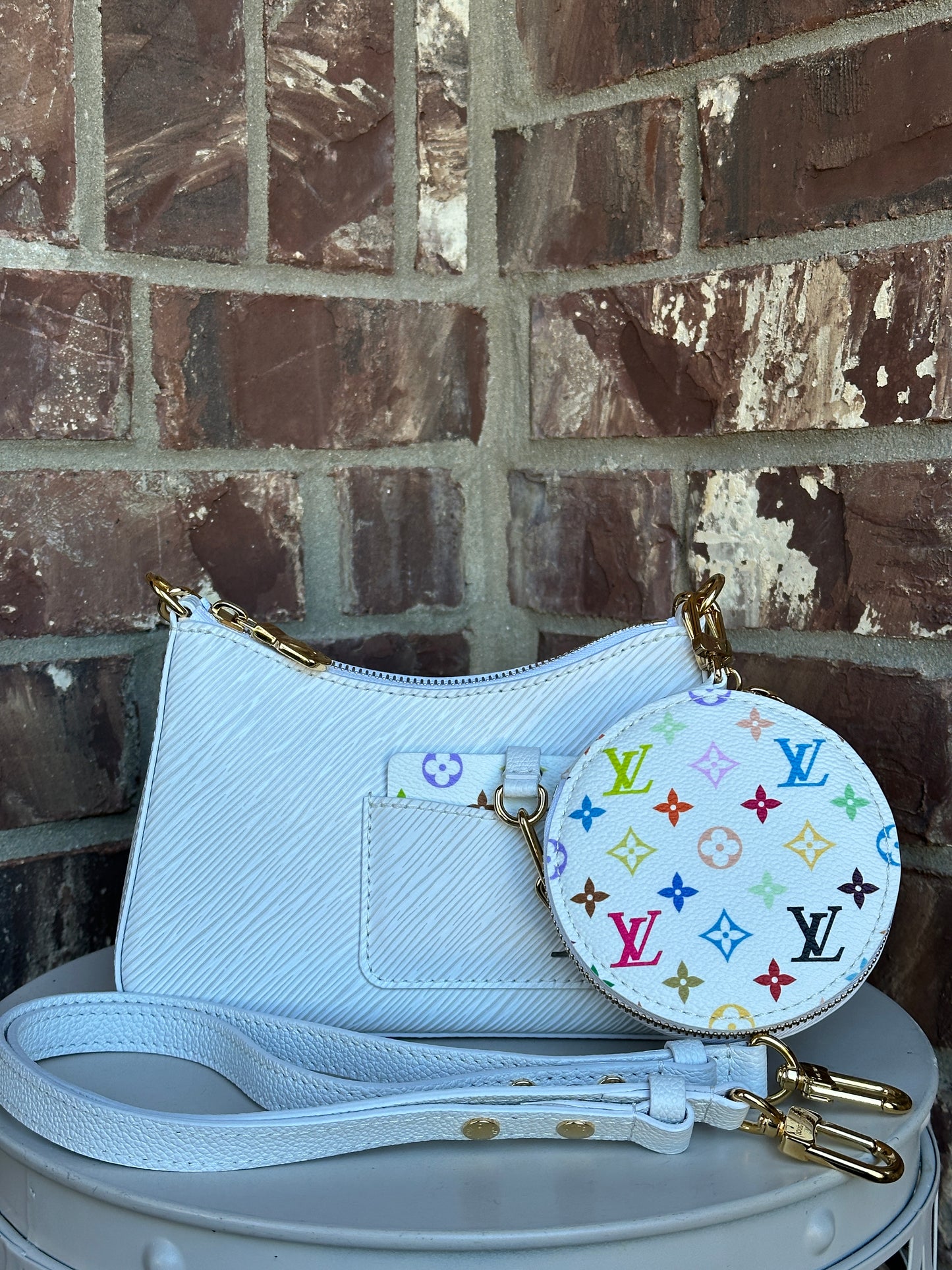 Louis Vuitton x Takashi Murakami Marellini Epi Leather with Monogram Multicolor 59923