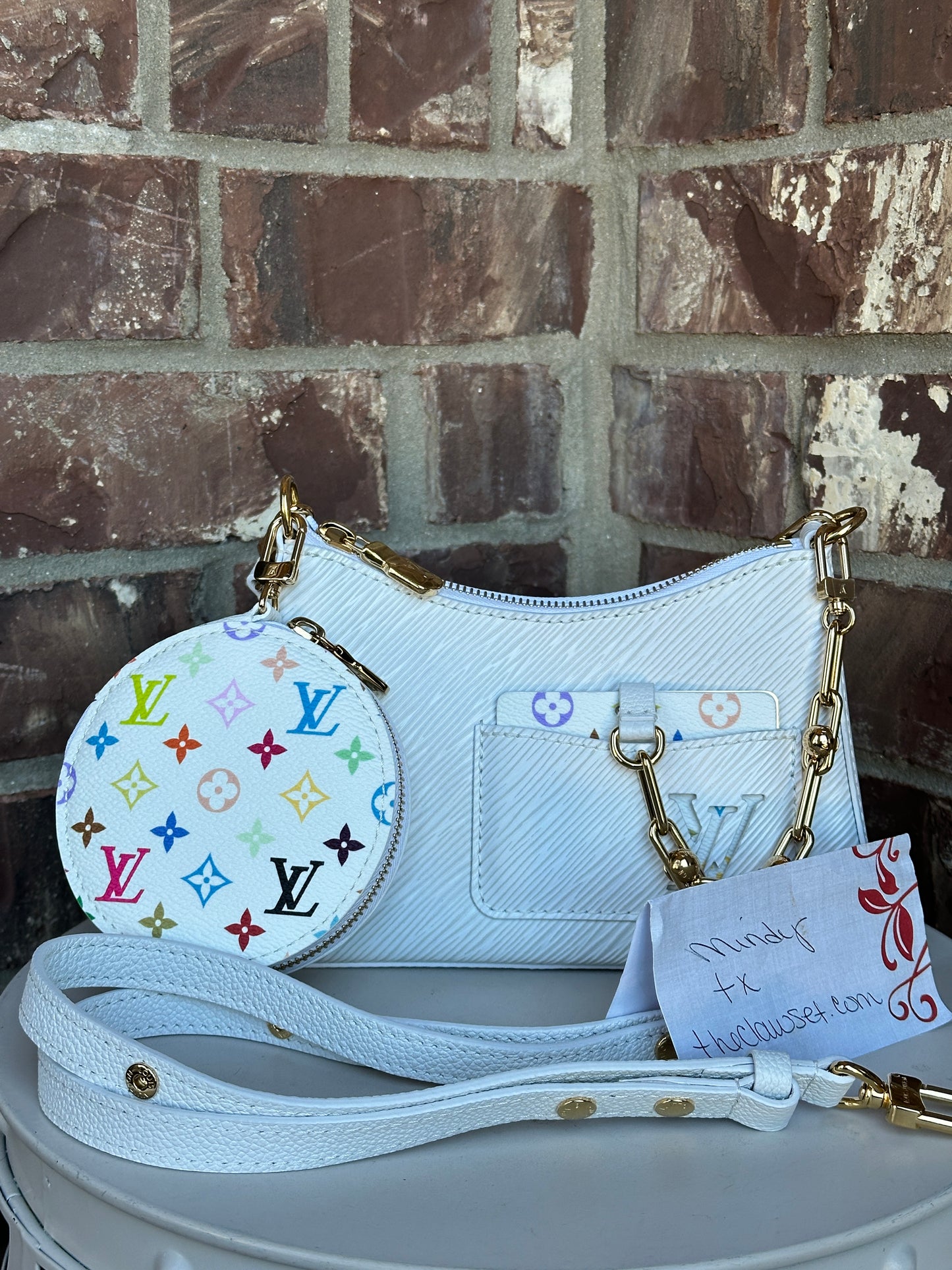 Louis Vuitton x Takashi Murakami Marellini Epi Leather with Monogram Multicolor 59923