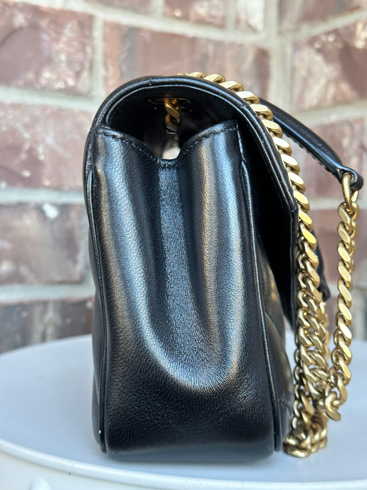 Saint Laurent Loulou NM Shoulder Bag Matelasse Chevron Leather Small	51124