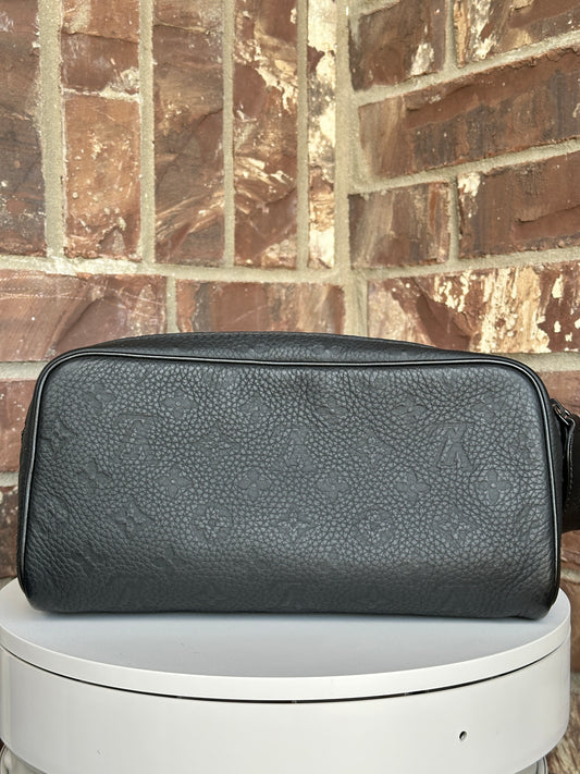 Louis Vuitton Dopp Kit Toiletry Pouch Taurillon Monogram Leather 85243