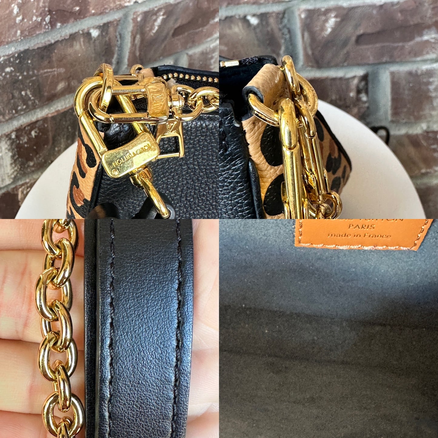 Louis Vuitton Multi Pochette Accessoires Wild at Heart Monogram Empreinte Giant	61134