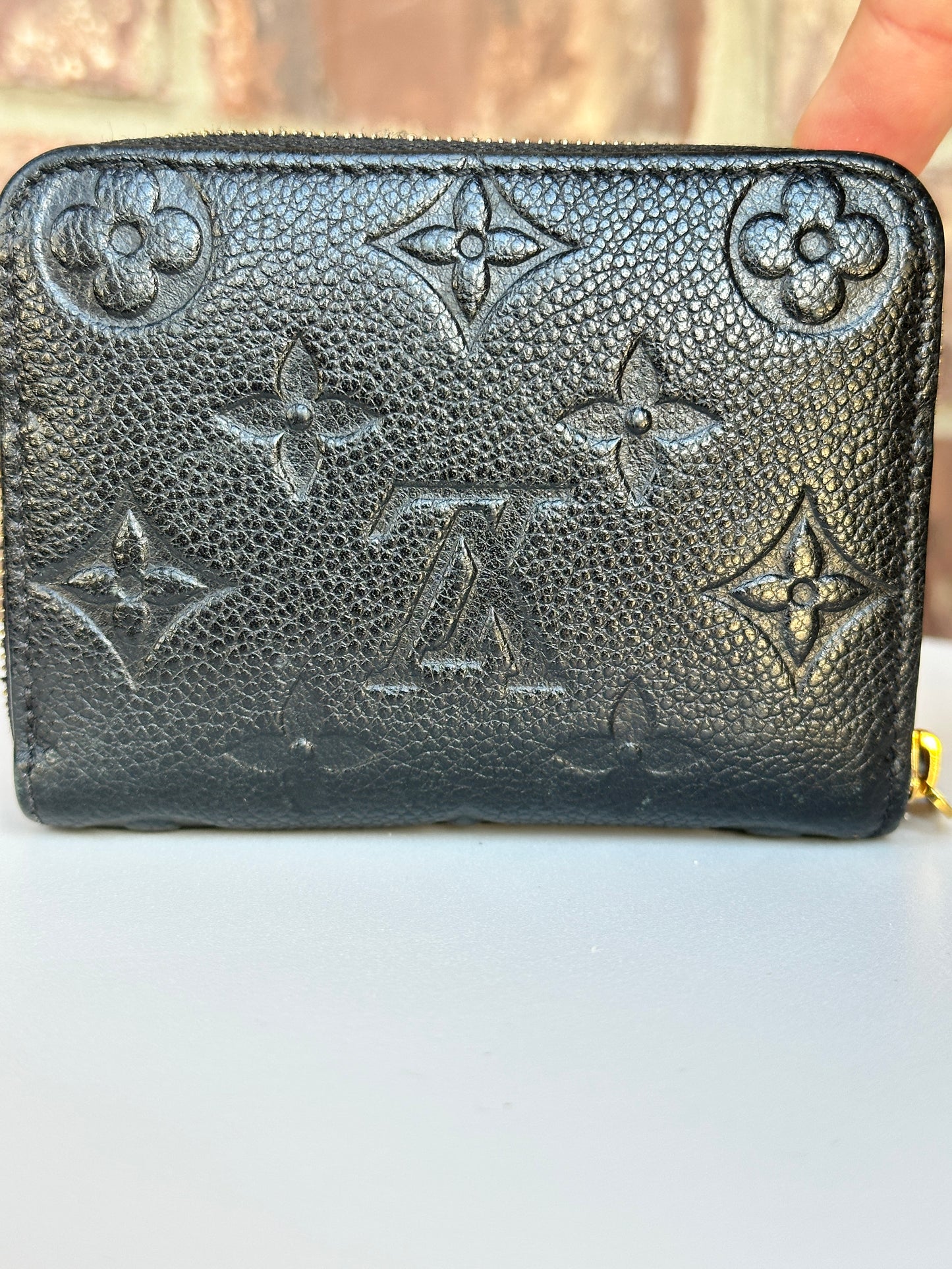 Louis Vuitton Zippy Coin Purse Monogram Empreinte Leather 54687