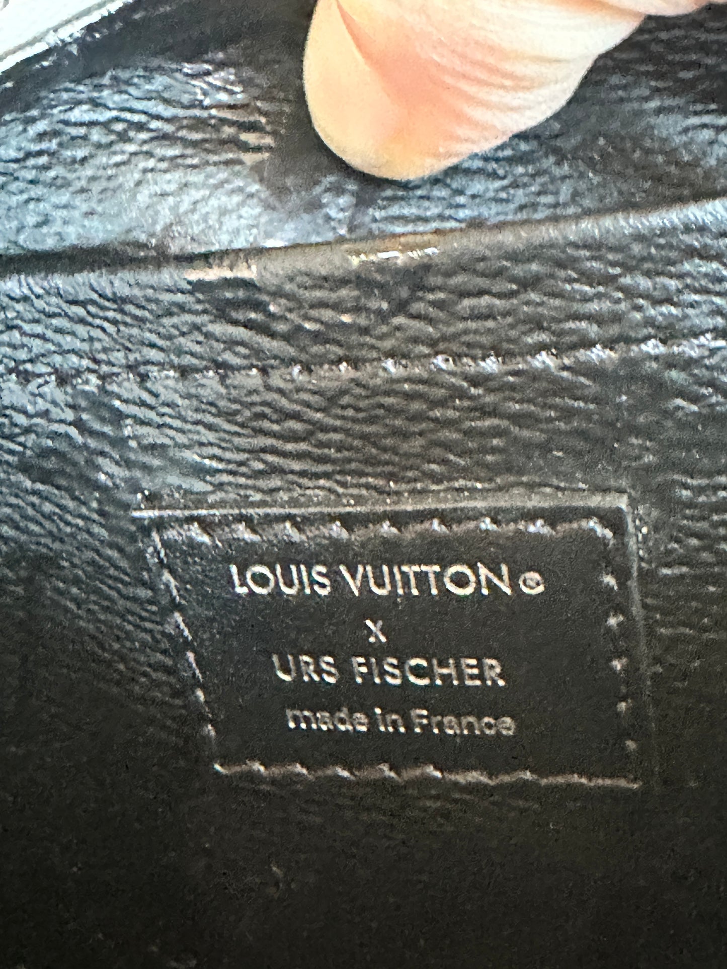 Louis Vuitton Pochette Accessoires NM Limited Edition Urs Fischer Tufted Monogram Canvas