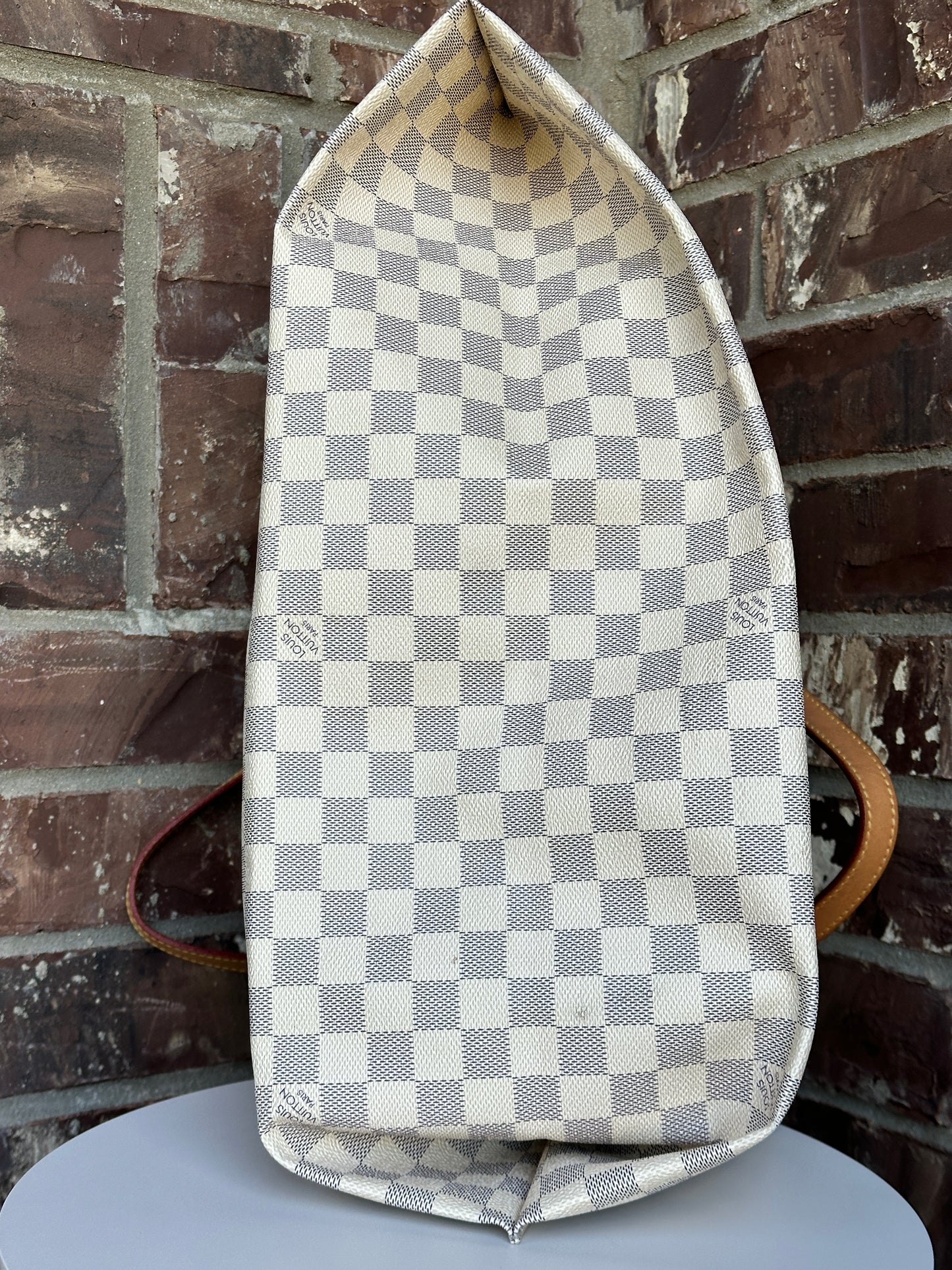 Louis Vuitton All In Handbag Damier Azur Canvas MM 67322