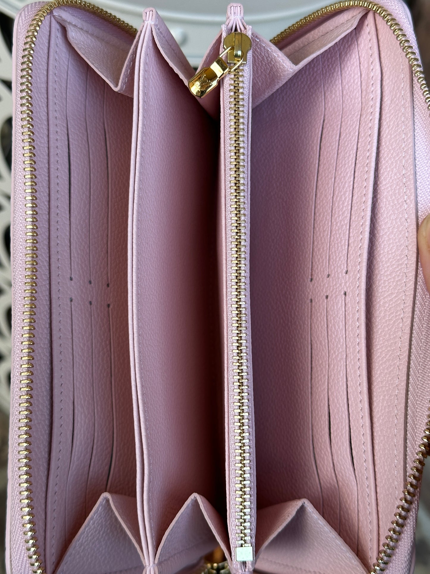 Louis Vuitton Zippy Wallet Stardust Monogram Empreinte Leather